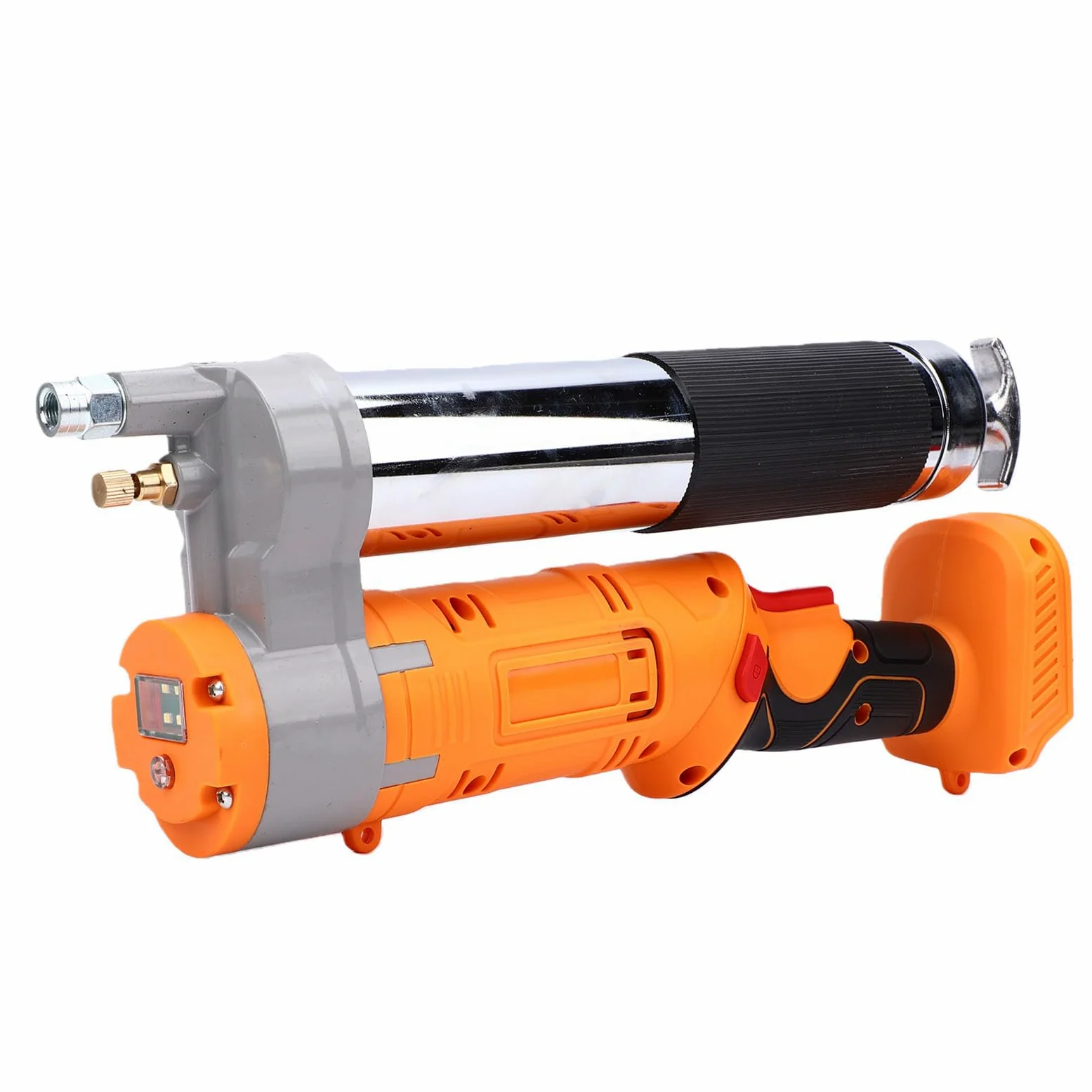 ASHATA Pistola de Engrase Inalámbrica Alimentada por Batería, Ajustable para Maquinaria Agrícola Automotriz, Uso Industrial