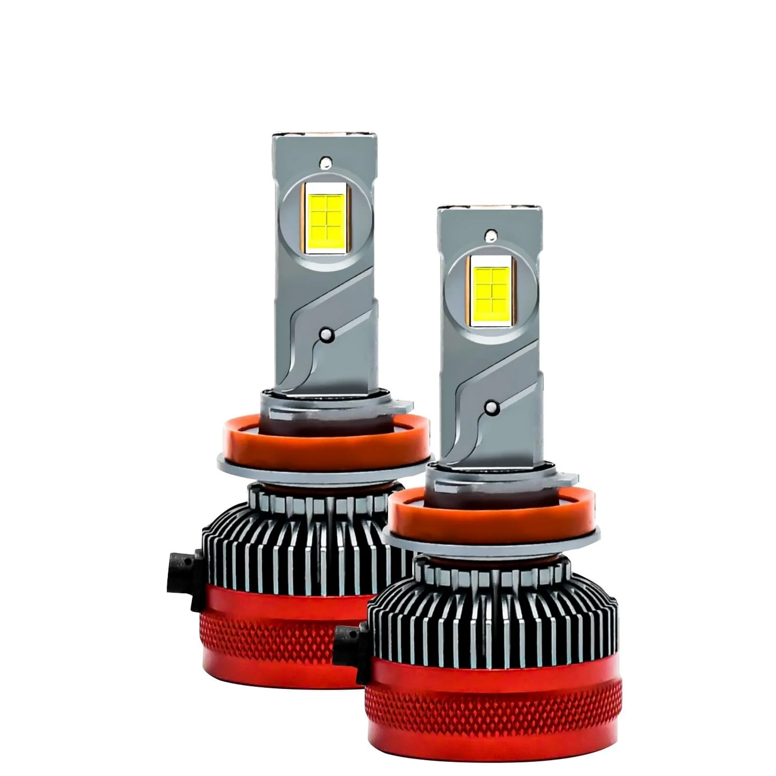 REPYL Lámpara LED for faros delanteros de coche de alta potencia, bombilla LED de 680W, Chip Canbus 7535, 12v, 24v, Canbus 9005 9006 9012 H1 H4 H7 H11 (Size : 350000Lm, Color : H4)
