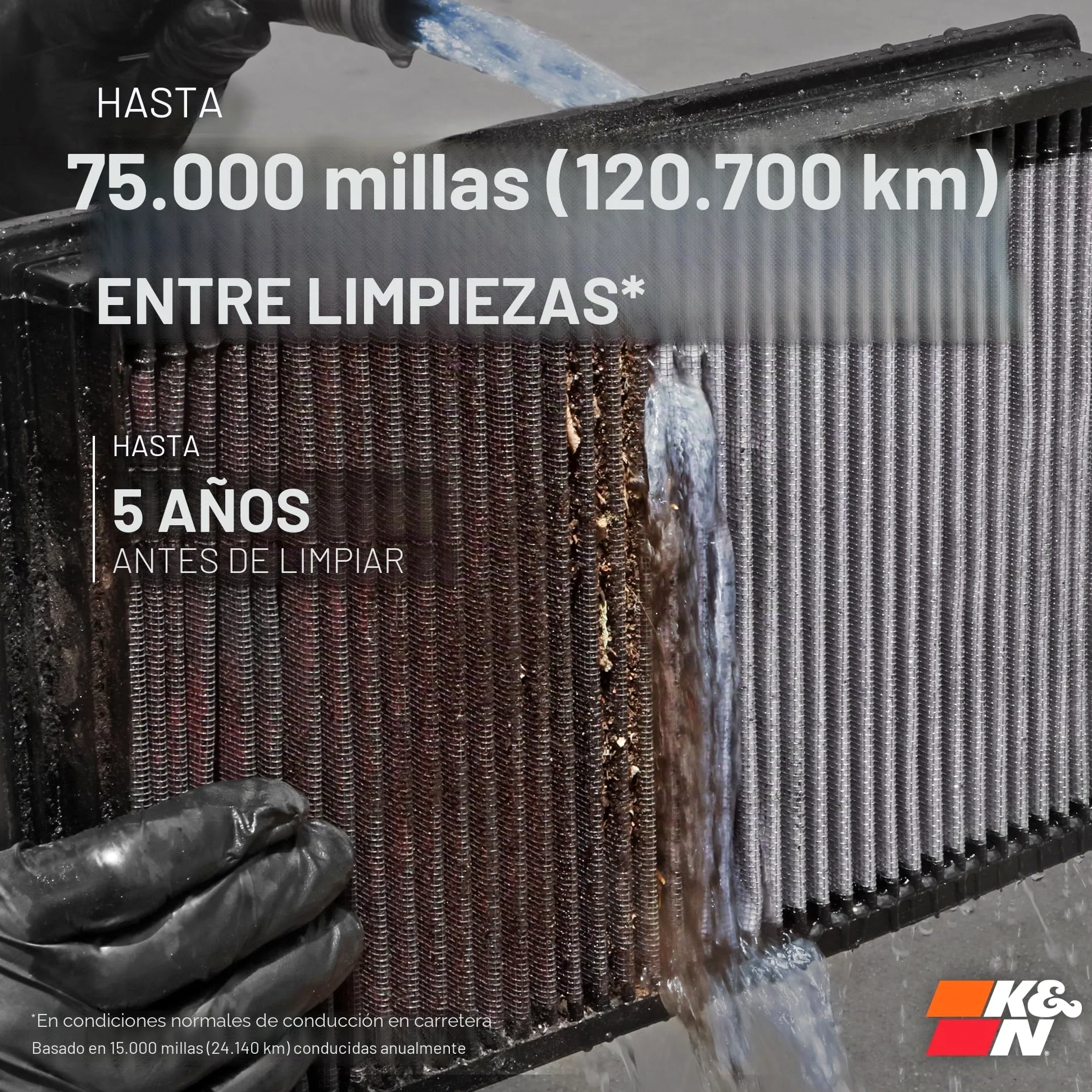 K&N 33-2457 Filtro de Aire Coche