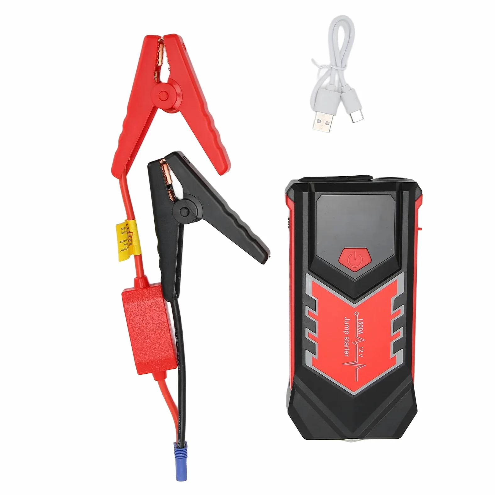 Arrancador de Coche 3000A Potente Arrancador de Emergencia para Todos los Vehículos de 12 V, Portátil y Ligero, Capacidad de 59800 MAh