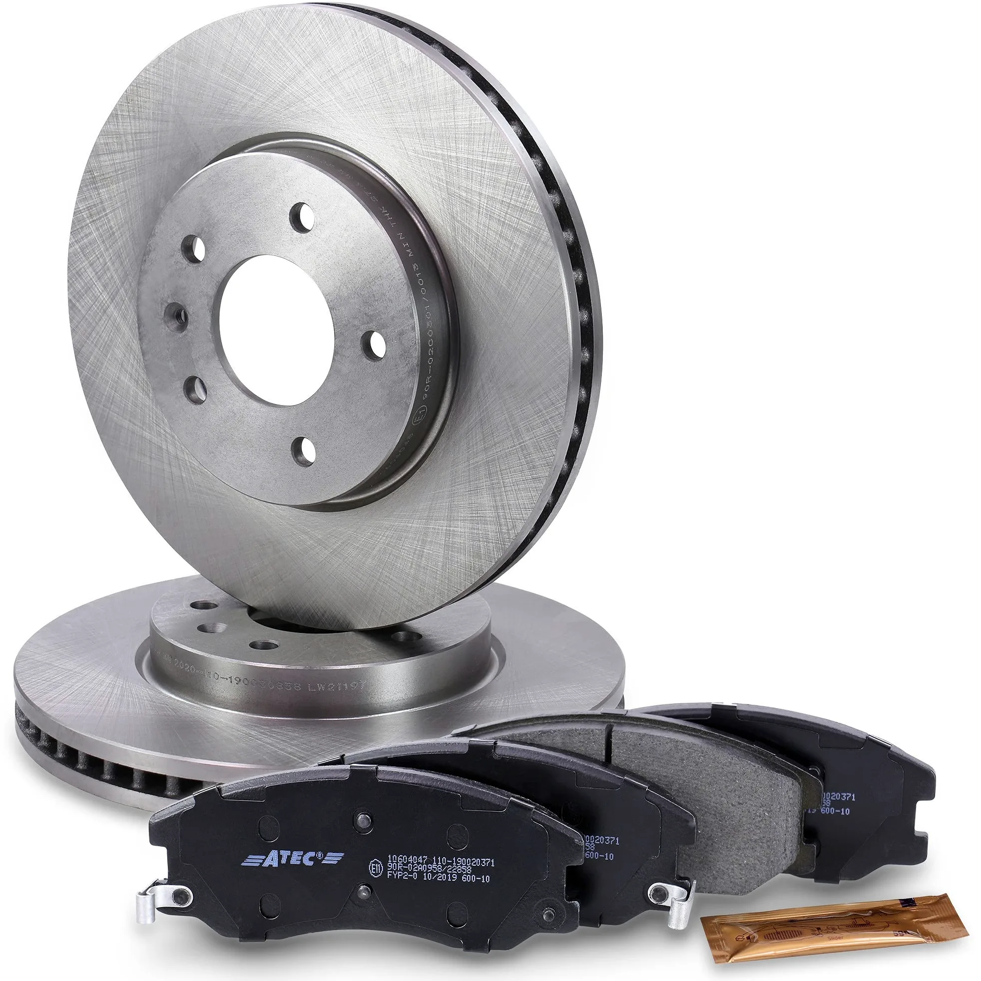 BESTPRICE Juego de frenos eje delantero incl. discos de freno ventilados Ø 296 mm + pastillas de freno delanteras, compatible con CHEVROLET CAPTIVA (C100, C140), OPEL ANTARA A (L07)