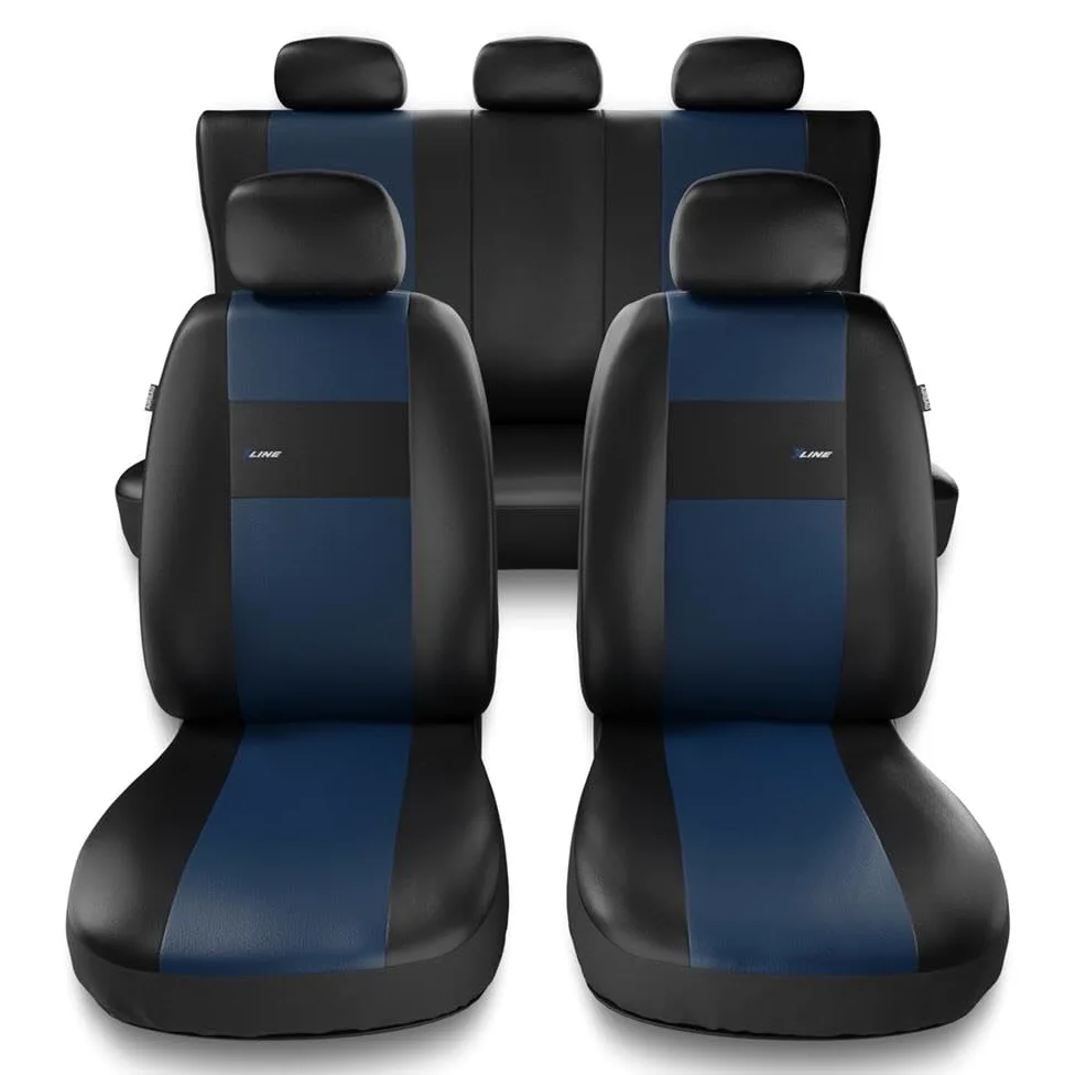 Mossa Fundas Asientos Coche aptas para BMW 5 1995-2024 XL-BL | Berlina, Touring - Berlina, Touring, E39, E60, E61, F10, G30, G31