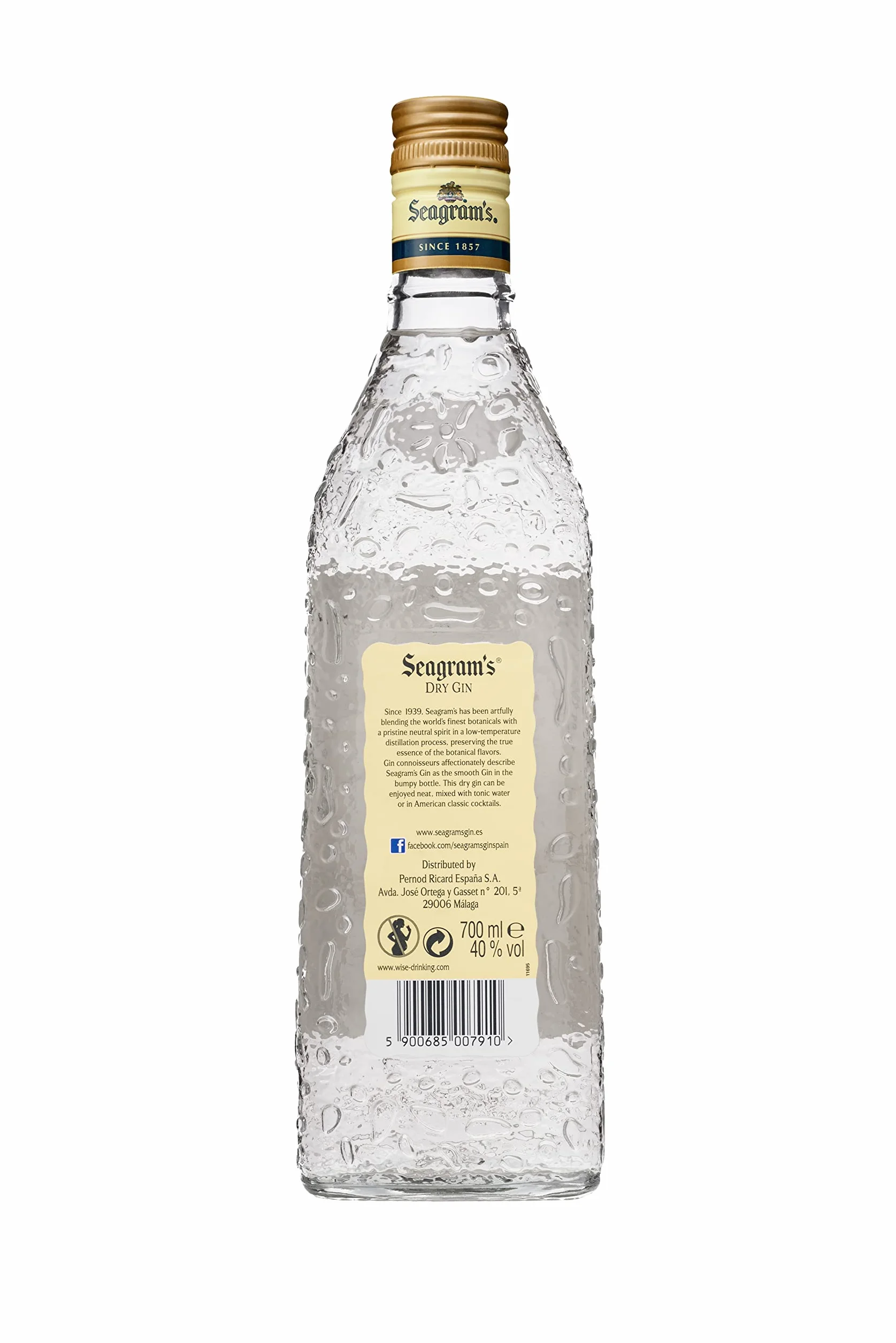 Seagram's Dry Ginebra Premium 700 ml