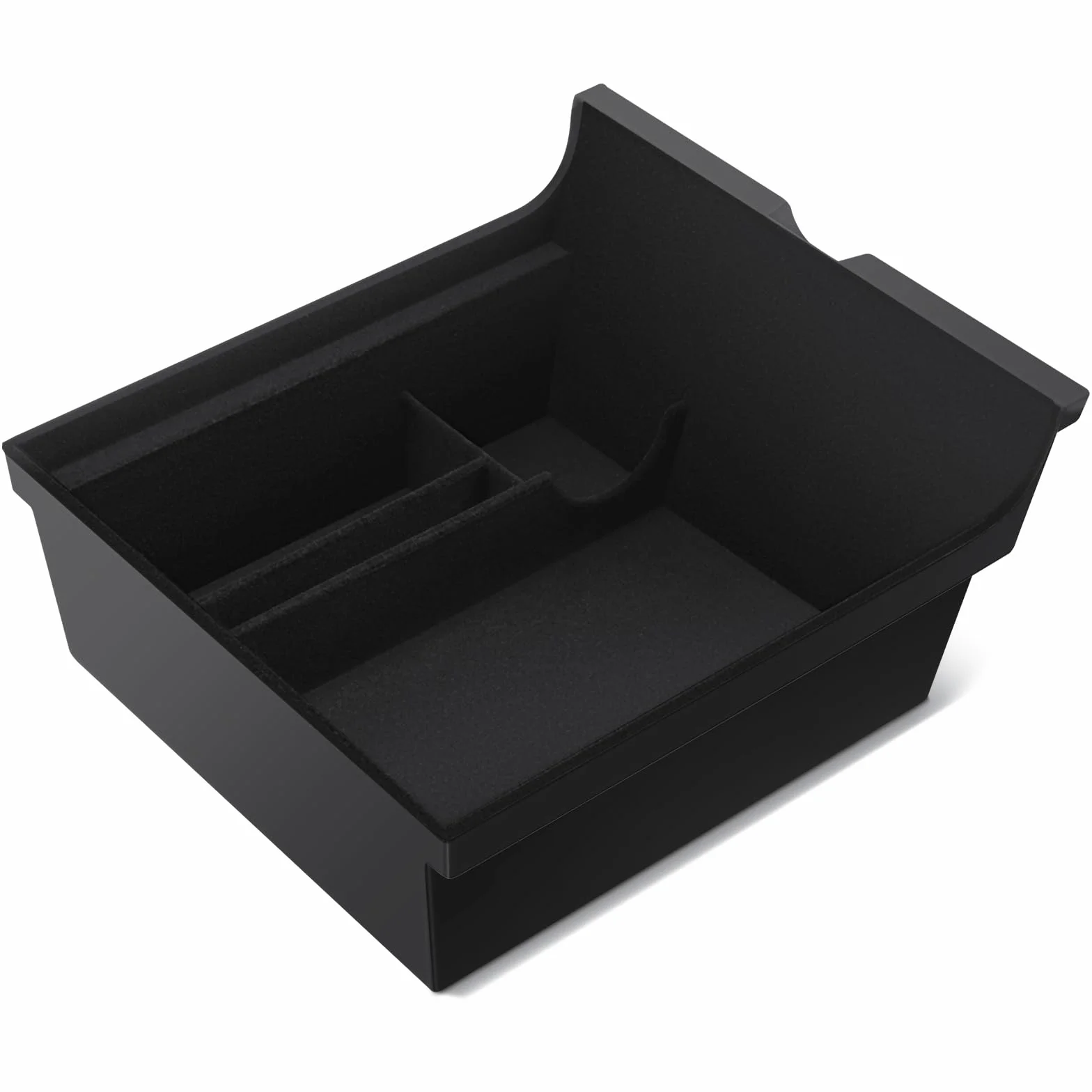 Organizer para Tesla Model Y 2021-2024 y Model 3 2021-2023 Bandeja Organizadora de Consola Central, Caja de Almacenamiento Cajón Oculta Accesorios para Tesla Model Y Model 3
