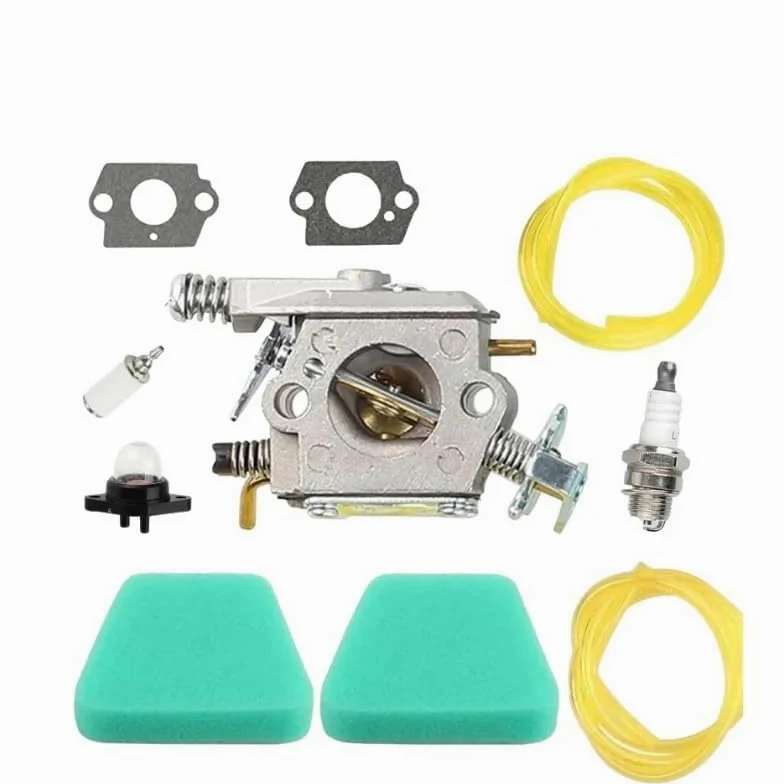 Carburador Motosierra 42cc Motor 2.6 CID / 42CC Carburador WT-891 de Barra de 18 Pulgadas
