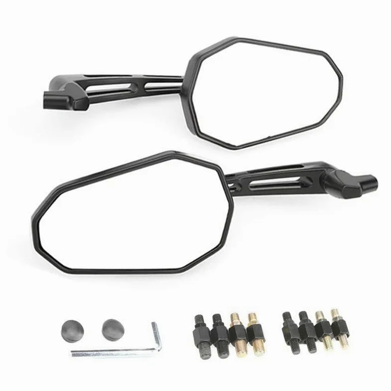 Retrovisor manillar scooter Espejos Retrovisores De Motocicleta Espejo Lateral Universal Compatible con KYMCO Para Downtown 350 G Dink 250 Para Xciting 400i Para Superdink CT350 Aluminio 8/10 Mm