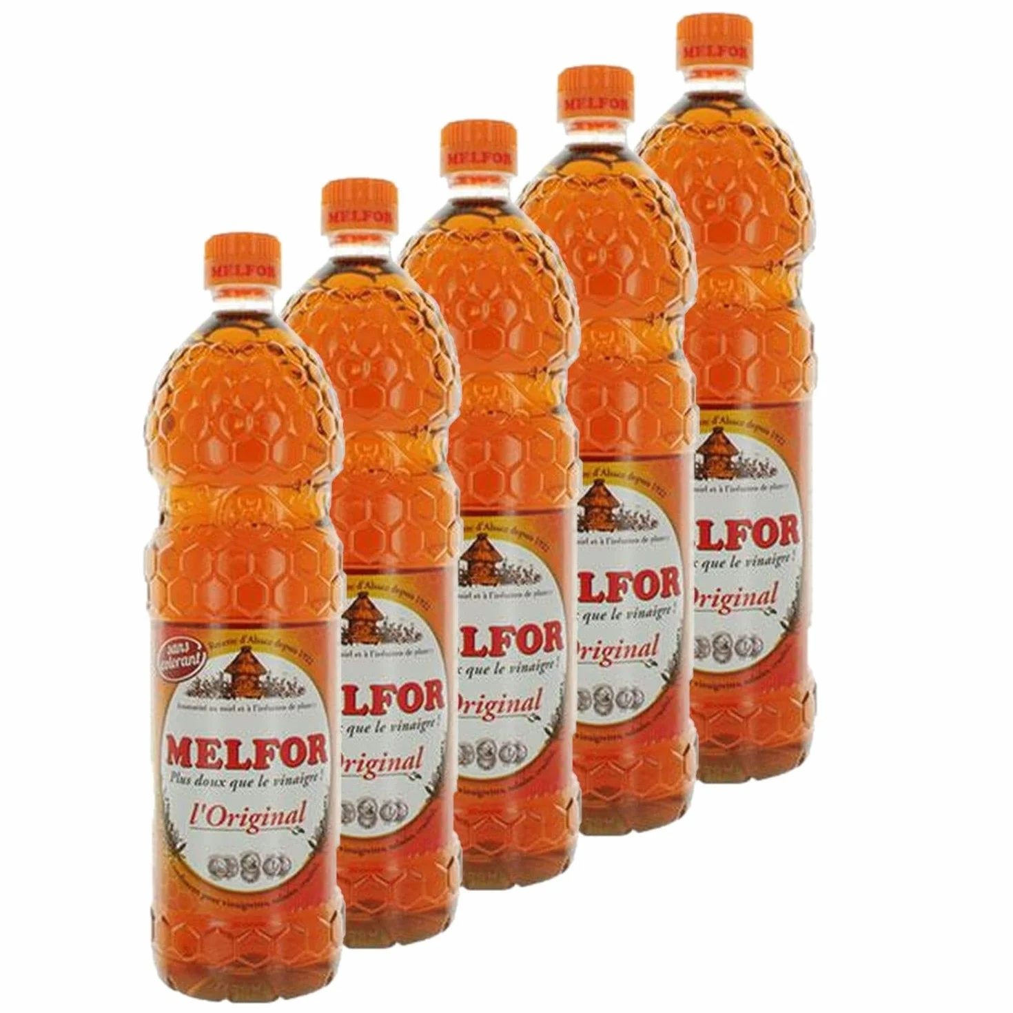Vinagre Original Lote de 5 Botellas de 1 L