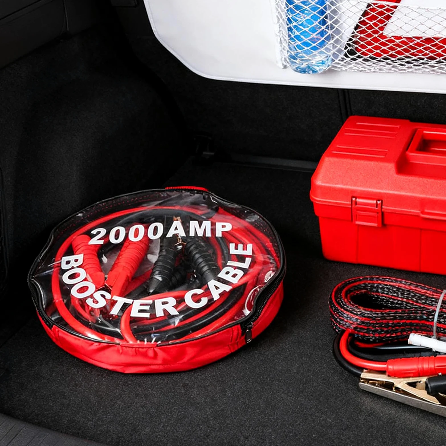 Cables De Arranque Reforzados 2000A 3 Metros / 4 Metros Rápido Portátil | Cables De Arranque Para Batería De Coche Para Coche Vehículo Todoterreno Cortacésped Remolque Deportes Motorizados Bicicle