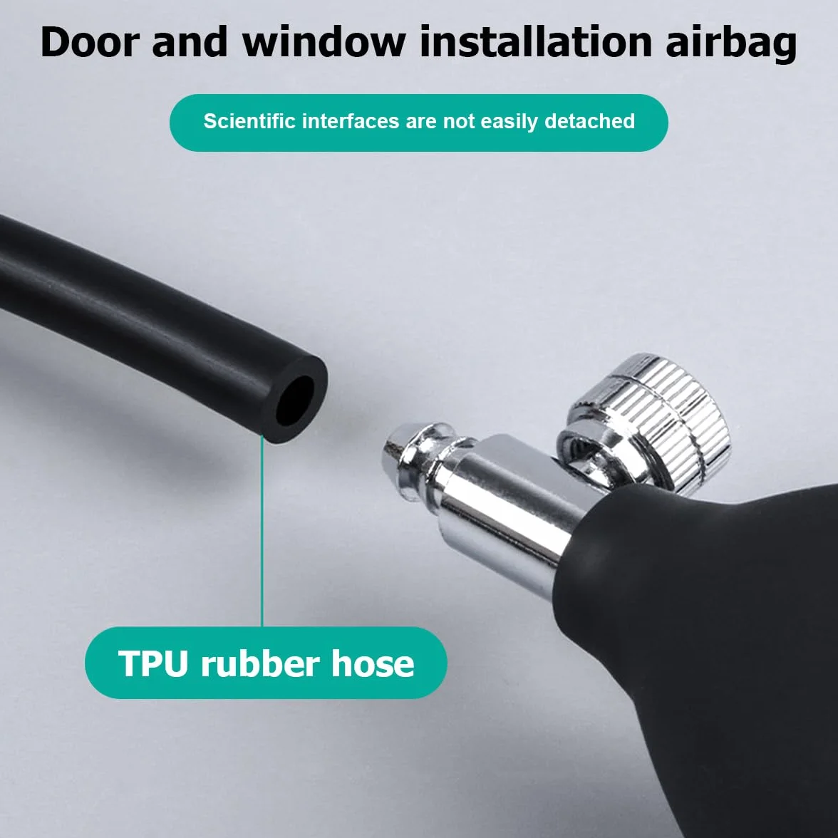 JNNJ 3 Piezas Bomba De Aire Cuña, Cuña De Aire Hinchable, Cuña del Aire De Bomba Amortiguadas, Inflables Herramienta Alineación, para La Instalación Puertas Y Ventanas Y Reparación Automóviles
