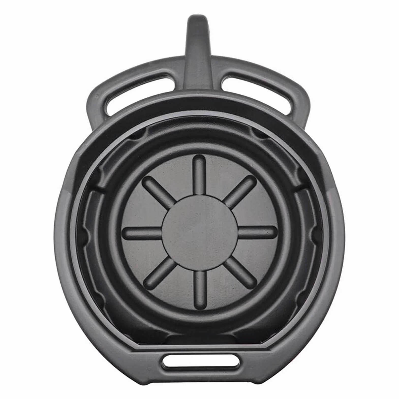 Recipiente Colector de Aceite Bandeja Fuerte con Drenaje Contenedor Canalizado Polipropileno Adecuado para Servir Reparar Autos Motocicletas Taller, 15L