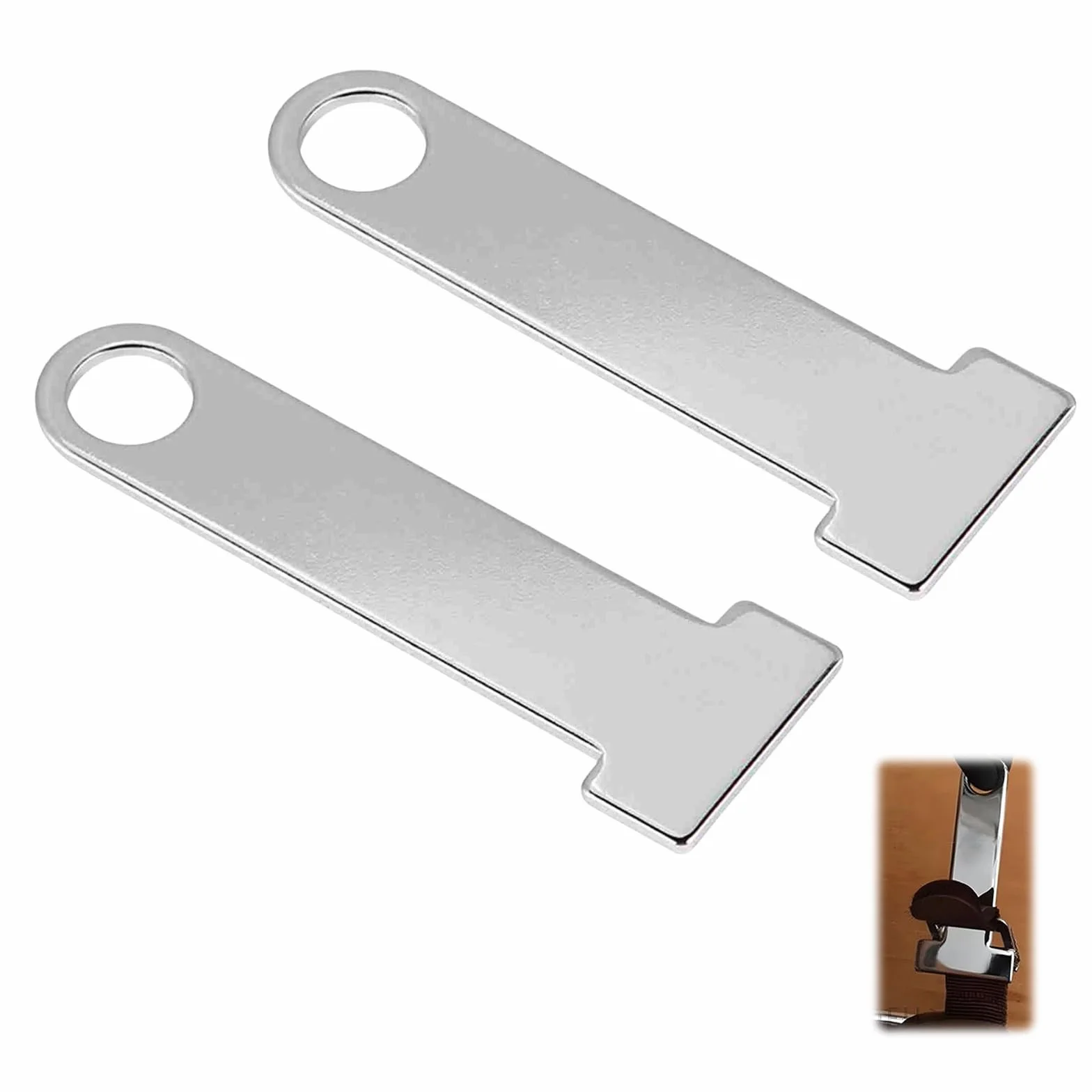 2 Piezas Cerradura de Acero Inoxidable para Casco,Soporte Casco Moto, Cierre de Hebilla de Liberación Rápida Motocicleta Accesorio, Motorcycle Helmet Lock