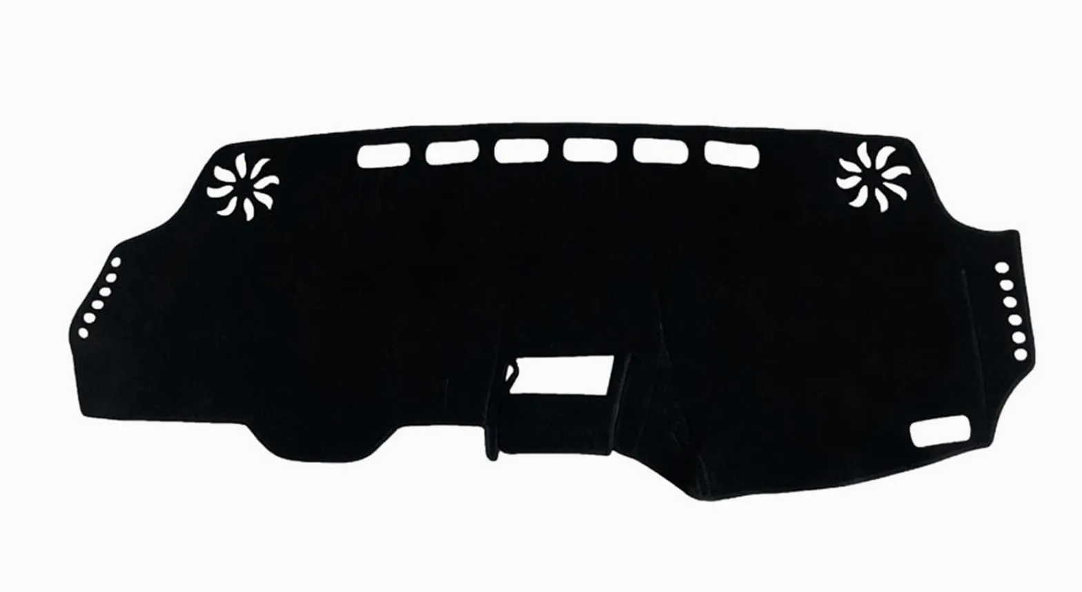 Almohadilla Parasol Para Toyota Para Wish AE20 2010 2011 2012 2013 2014 2015 2016 2017 Cubierta Protectora Para Salpicadero Evitar Alfombra Ligera LHD Cubierta Estera del Tablero ( Color : Black Edge