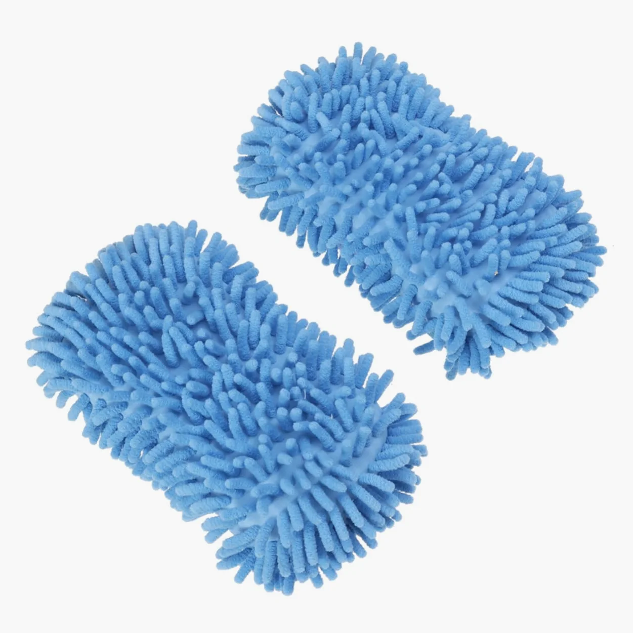 Hemobllo 6 Piezas Guantes de Microfibra Ultrafinos para Lavado de Coche Alta Absorción y para Limpieza Eficaz de Carrocería Cristales y Tapicería Color Azul