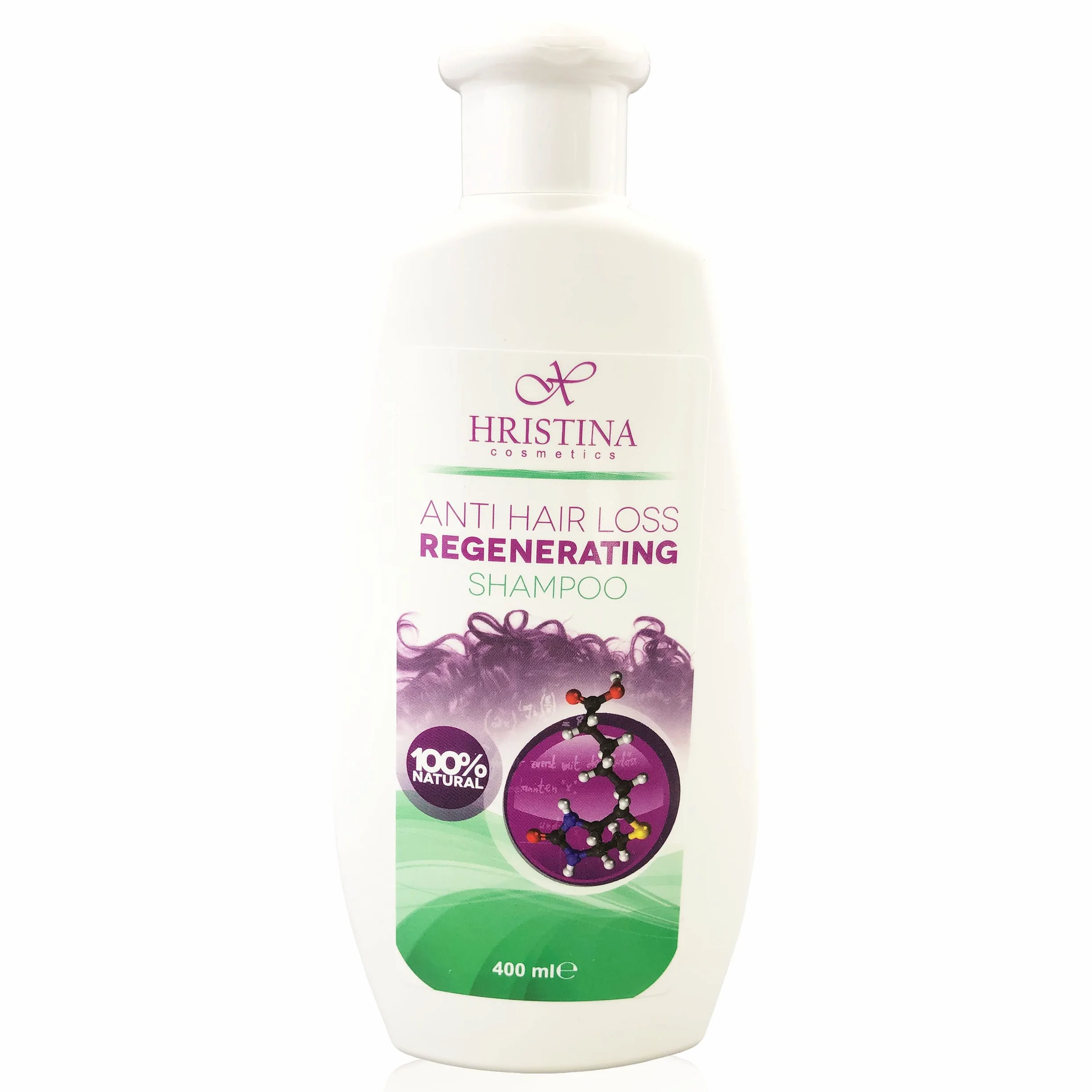 Champú regenerador anticaída 100% natural 400 ml