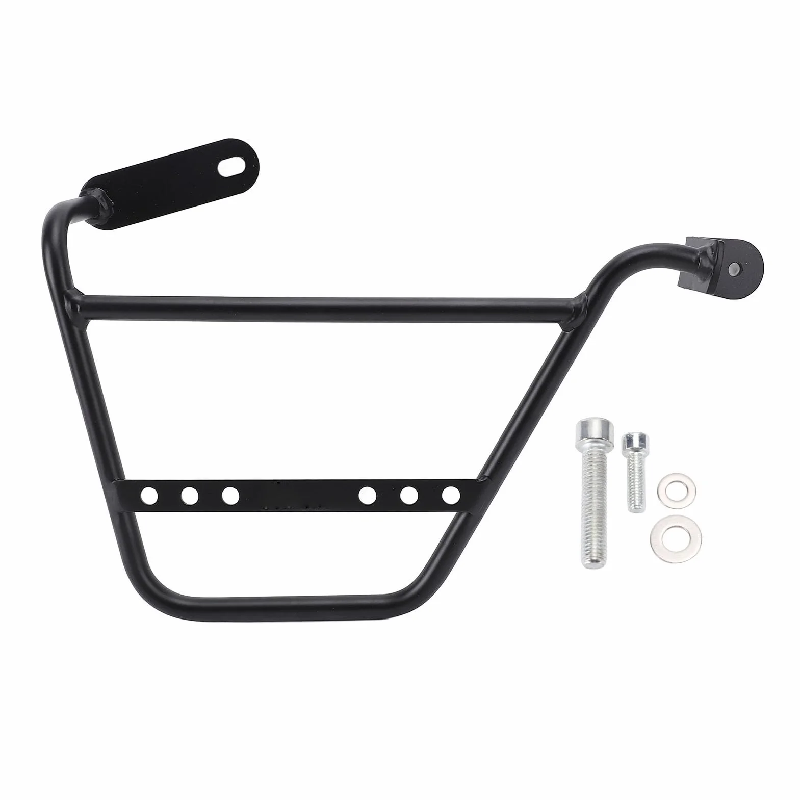 Pastel de Equipaje Lateral de la Motocicleta: Soporte de Soporte de Tubo de Hierro de 12 Mm Fuerte para V7 Stone Special, Classic Trofeo y (Derecha: MV834 BBZJ)