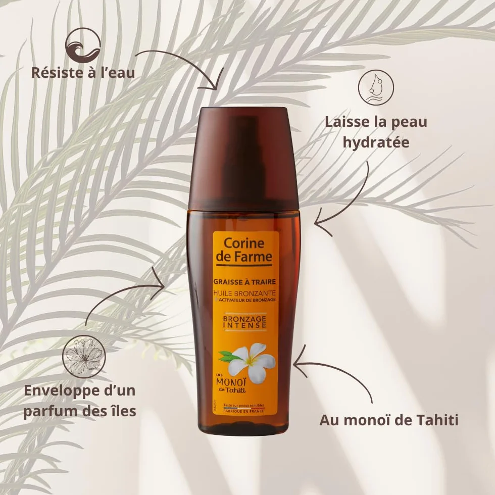 Corine de Farme Aceite Bronceador con Monoï de Tahití 150 ml