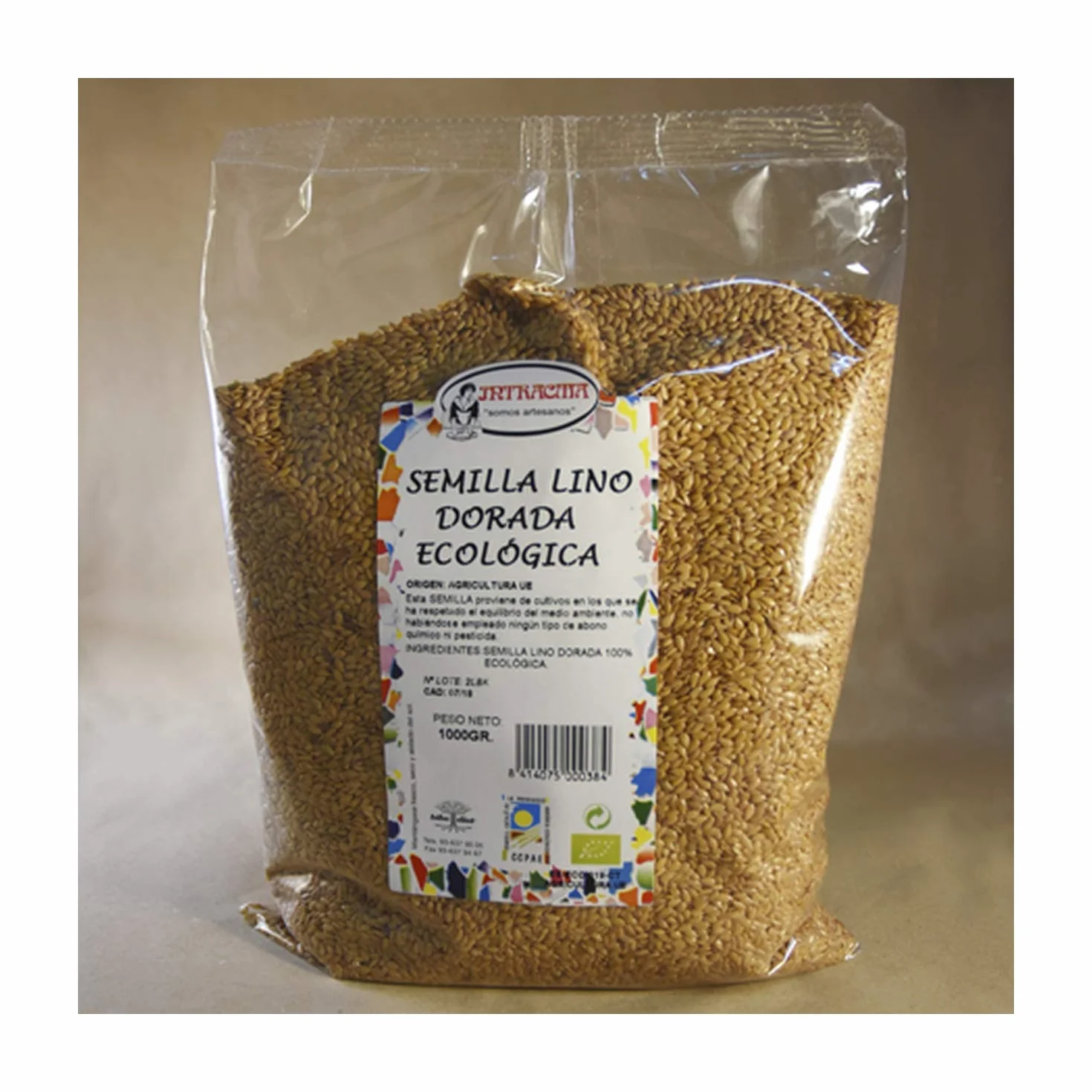 Linaza Semilla Dorada Bio 1kg Intracma
