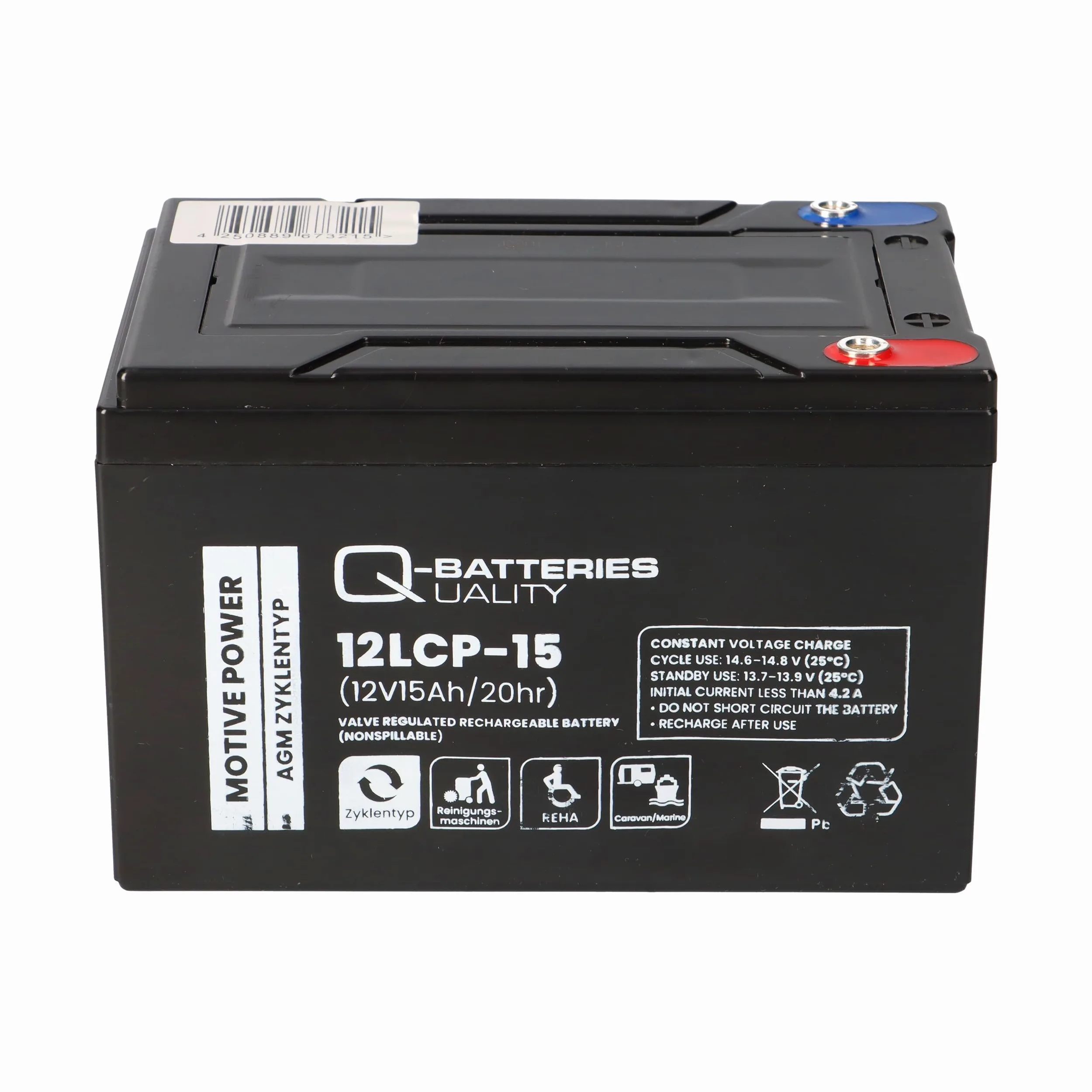 Batería compatible 24 V 15 Ah (2 x 12 V 15 Ah) E-Scooter E-Roller