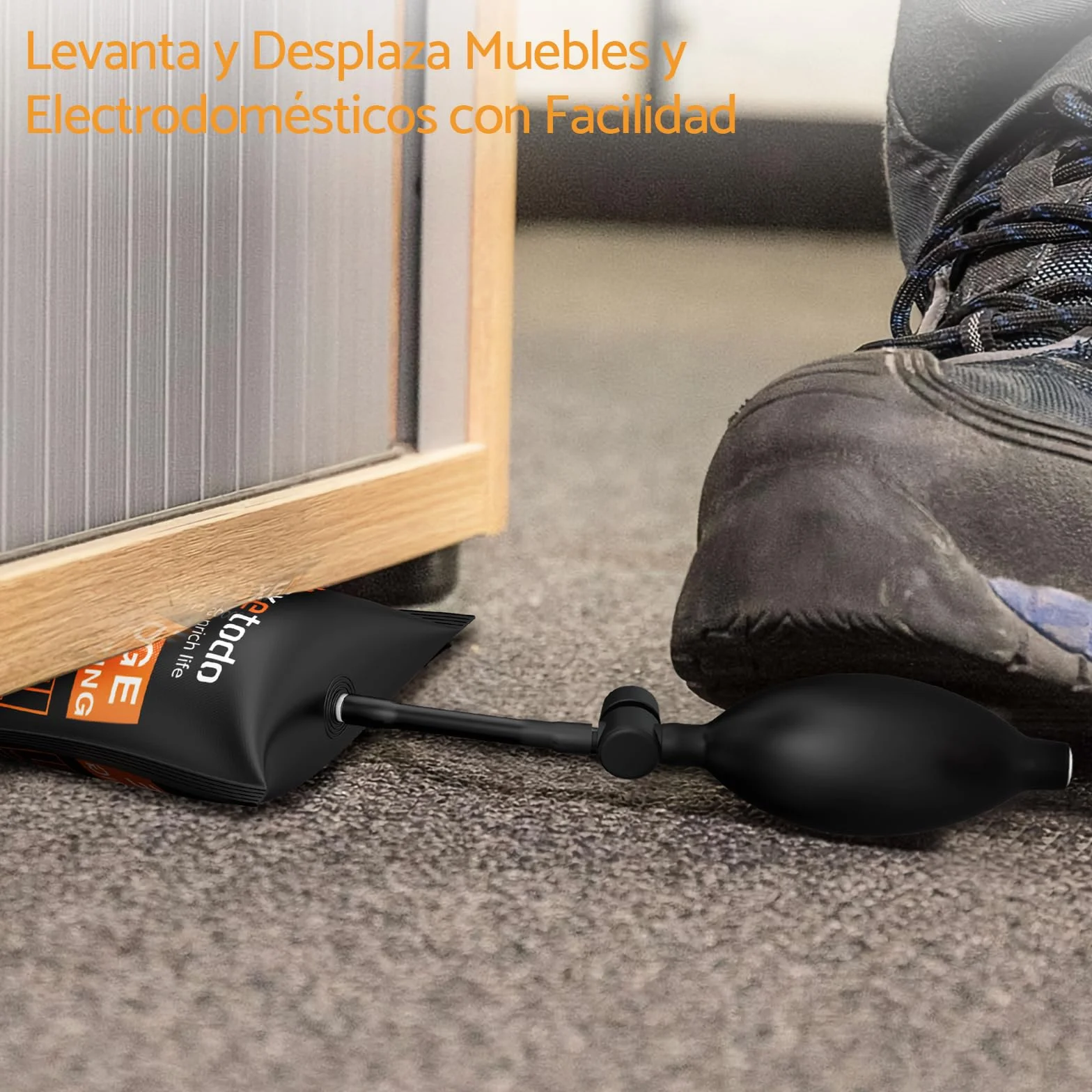 Almohadilla Inflable de elevación para Levantar Muebles Pesados de hasta 440 Libras