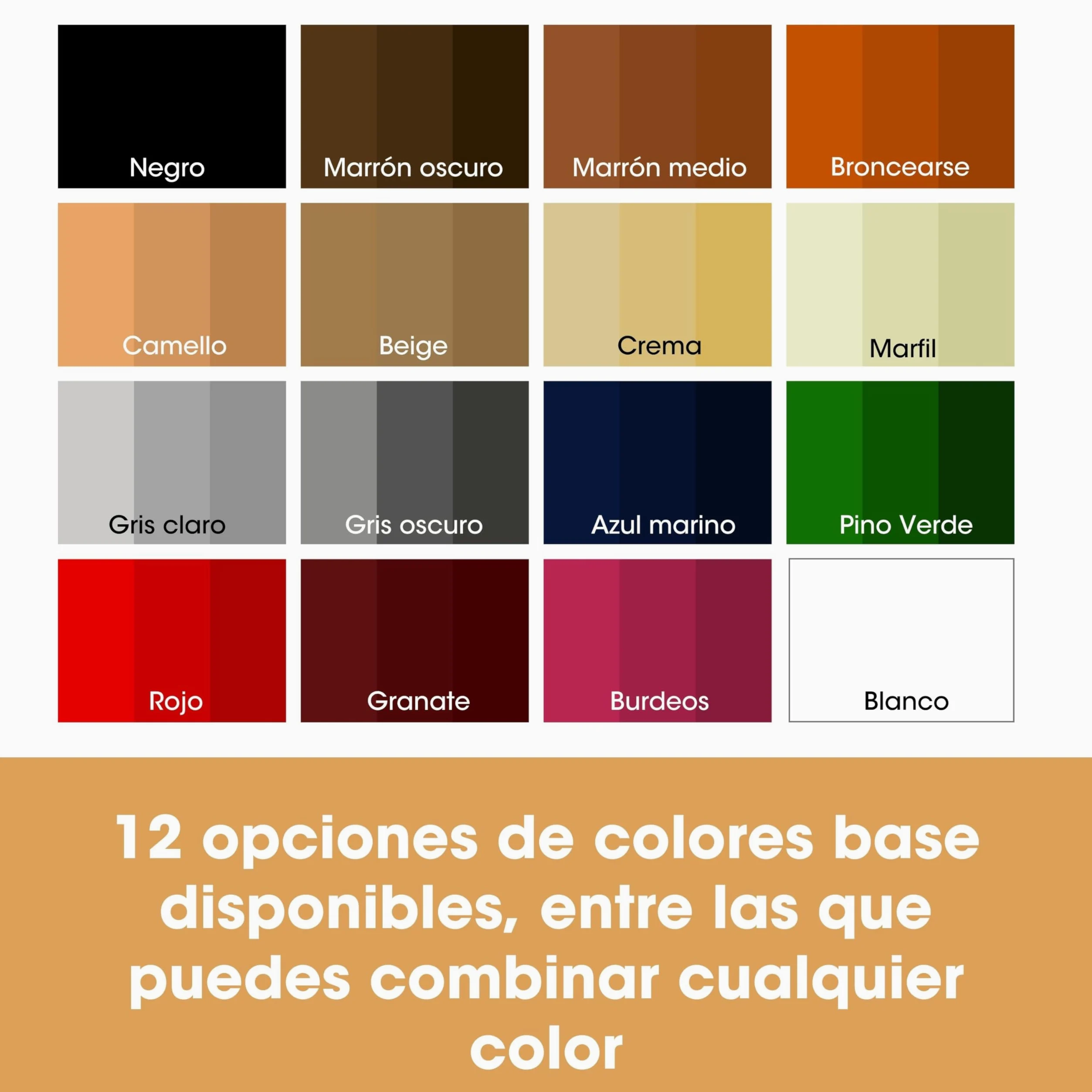 Furniture Clinic Kit Completo de Reparación de Cueros - 12 Opciones de Colores para Sofás, Asientos de Coche - Remienda, Rellena y Retoca Arañazos, Desgarros y Otras Áreas Dañadas (Gris)