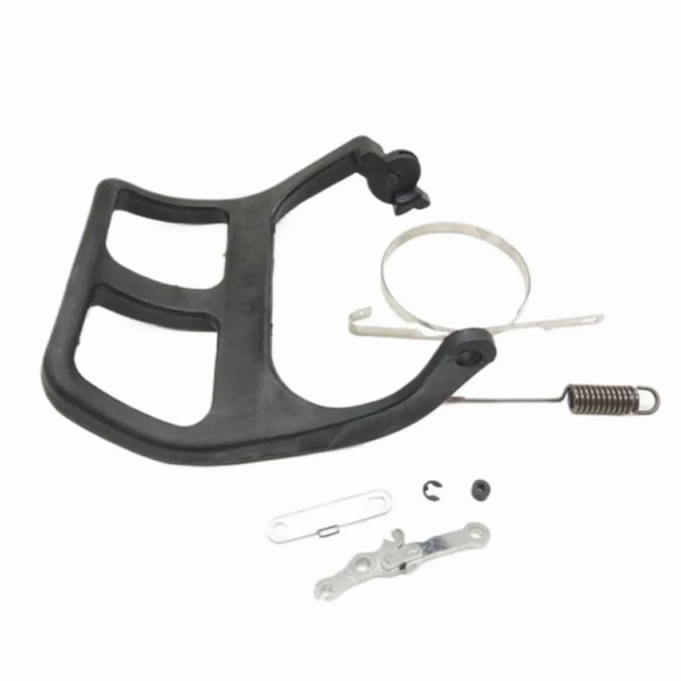 Kit de reparación de cubierta de embrague de palanca de manija de banda de freno de cadena Compatible con motosierra MS180 MS170 018 017 MS 180 170