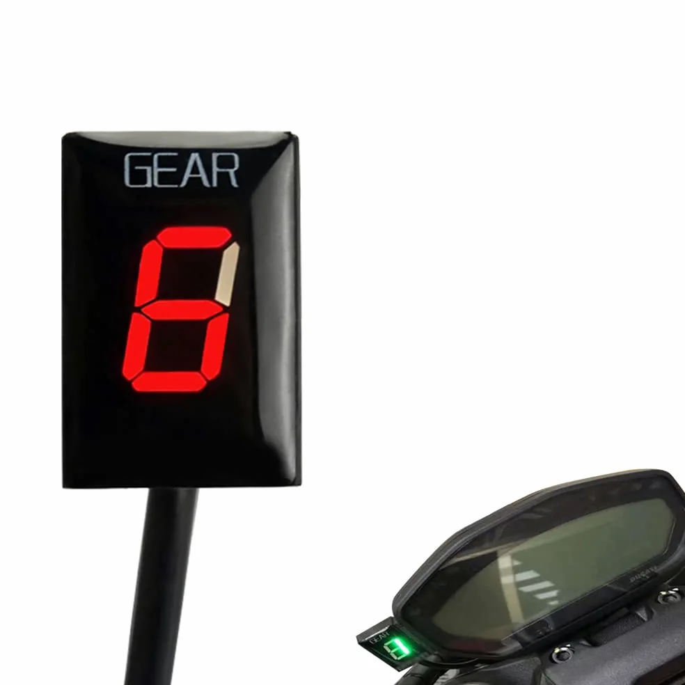 Genérico Indicador de velocidad digital LED a prueba de agua para Ducati Cafe Racer Monster 696 795 796 797 821 1100 1200 S R Scrambler Supersport Superbike Streetfighter Hyper motard