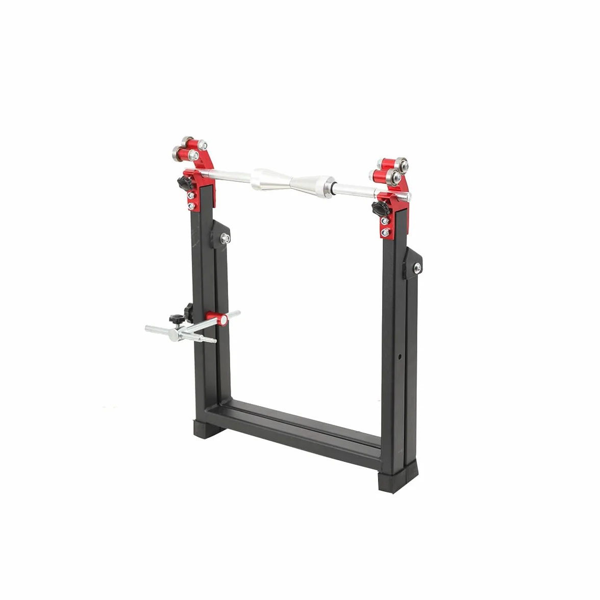 Equilibrador de Ruedas de Motocicleta, Soporte de Equilibrio de Ruedas de Acero, Manual Plegable para Ruedas de Motocicleta Herramientas Portátiles para Balanceador de Ruedas