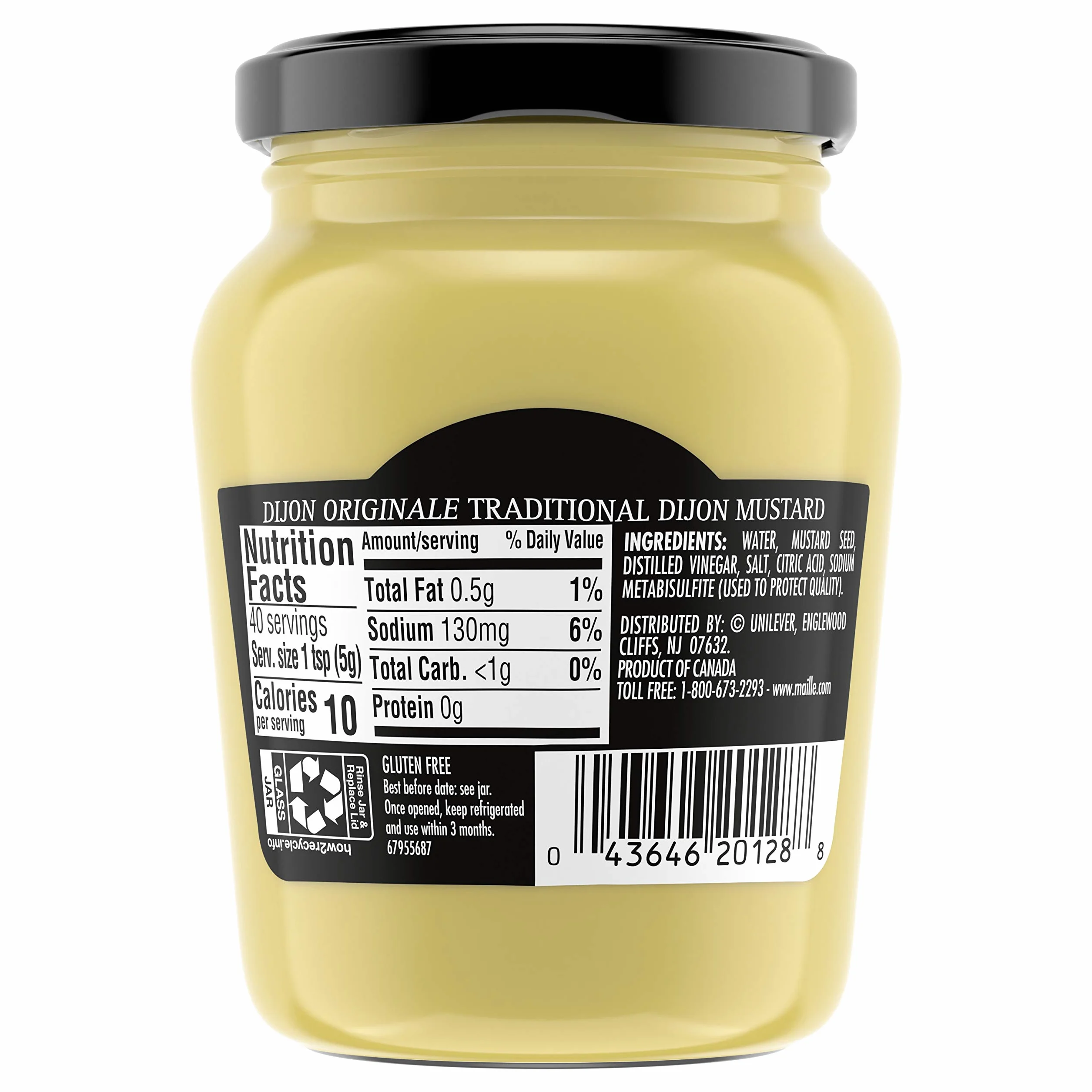 Maille Mustard Dijon Originale 8 oz, 6 Pack