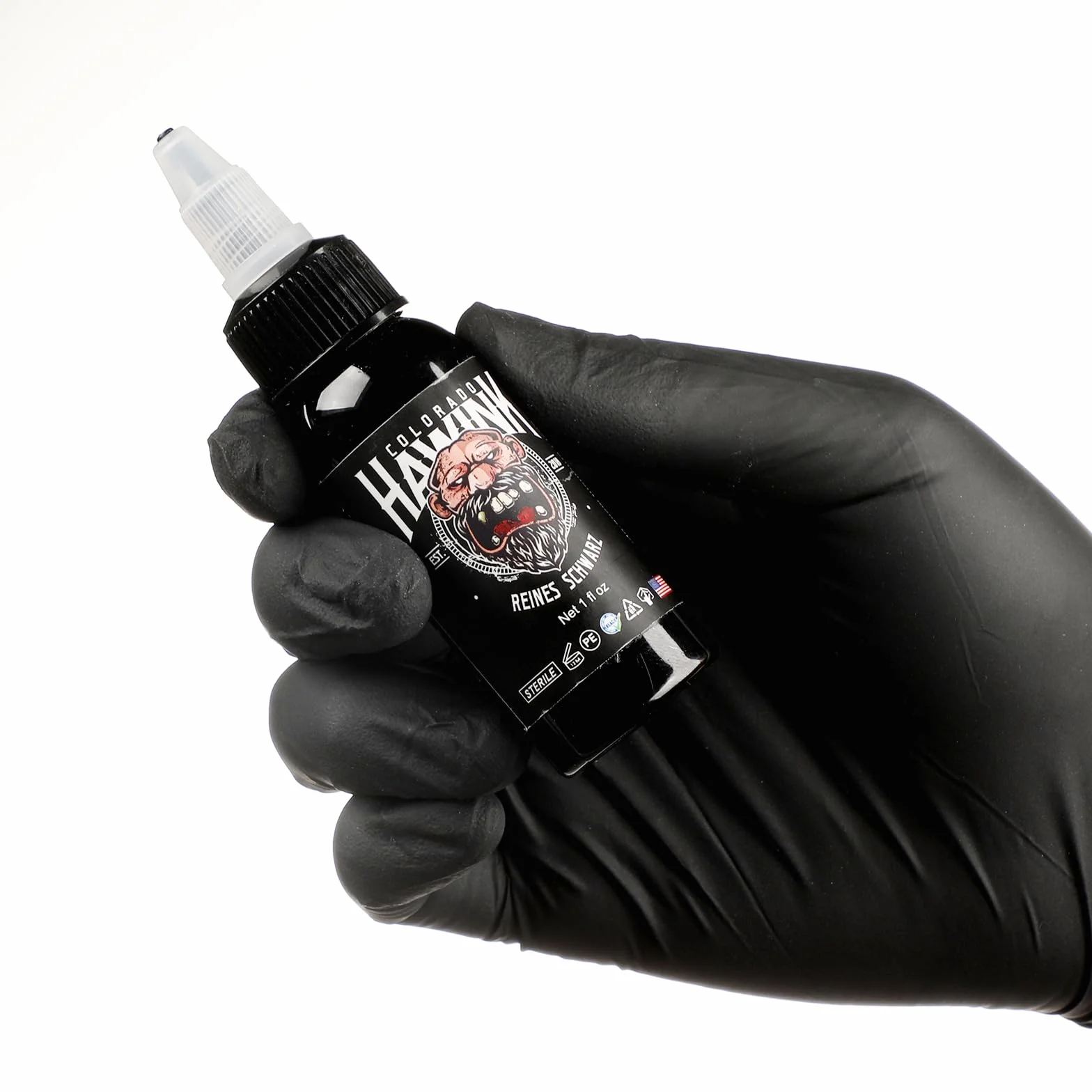 HAWINK Tinta Negro Puro Tatuaje Profesional 1oz (30ml) Tattoo Ink Black Pure