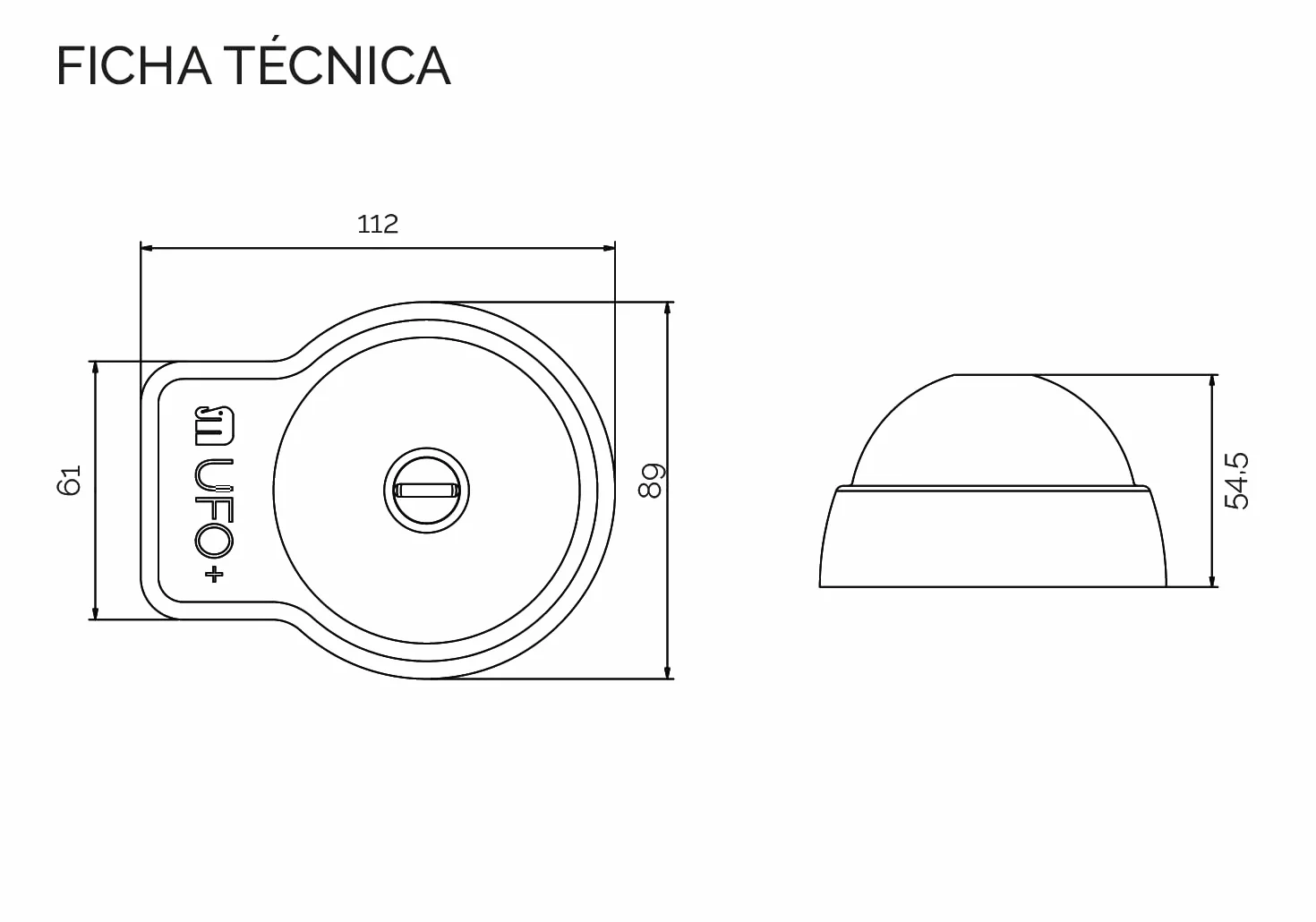 Juego de 2 Cerraduras Antirrobo para Furgoneta UFO+