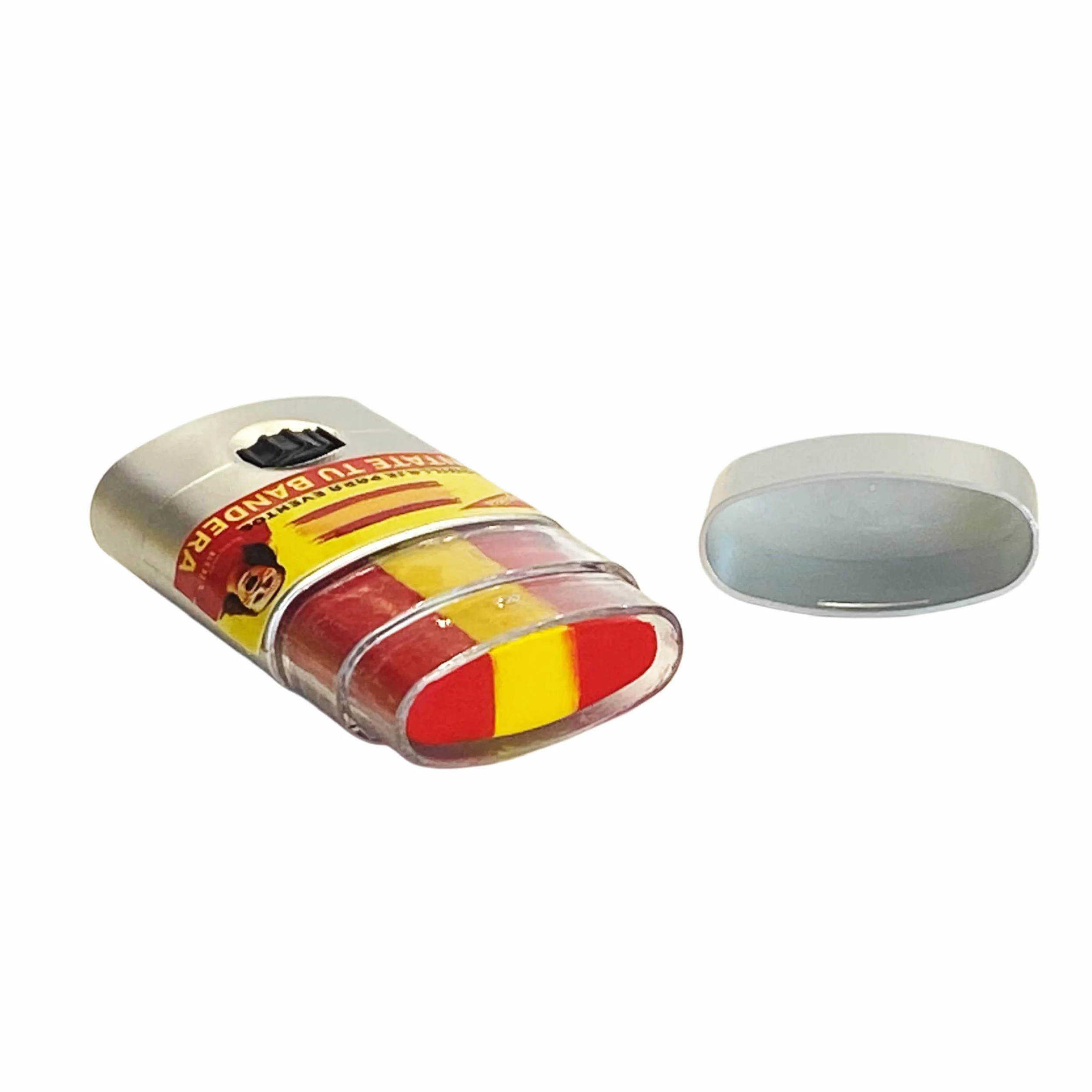 Pintacaras Bandera España Kit de Pintura Facial Rojo Amarillo 7,3 x 3,8 x 1,8 cm para Eventos Deportivos