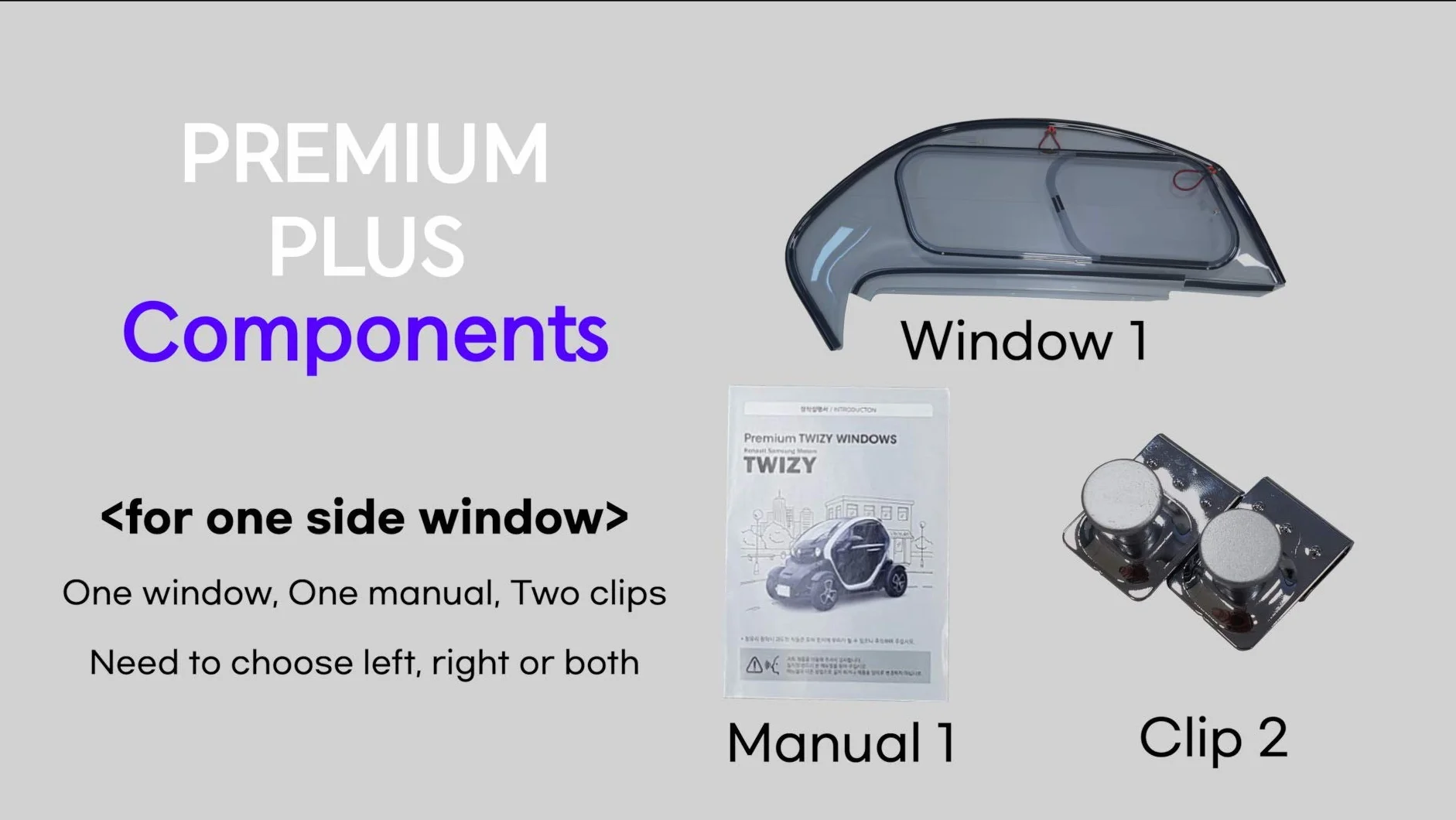 Twizy Premium Window Plus