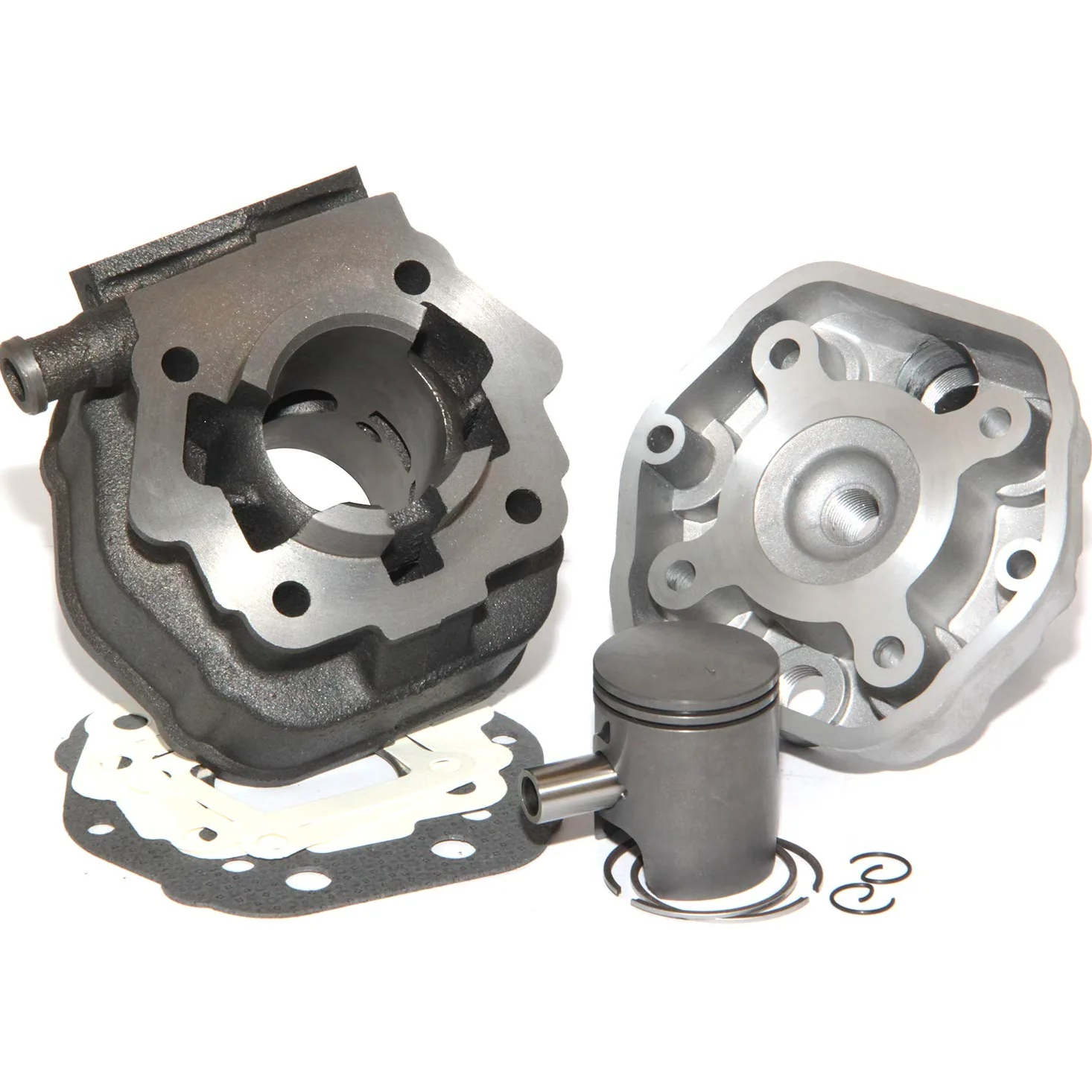 Easyboost Kit Cilindro 50 Hierro para Derbi Euro 2 Antes de 2004 Culata Piston Bisegmento Tipo Origen EBE050 EBS050