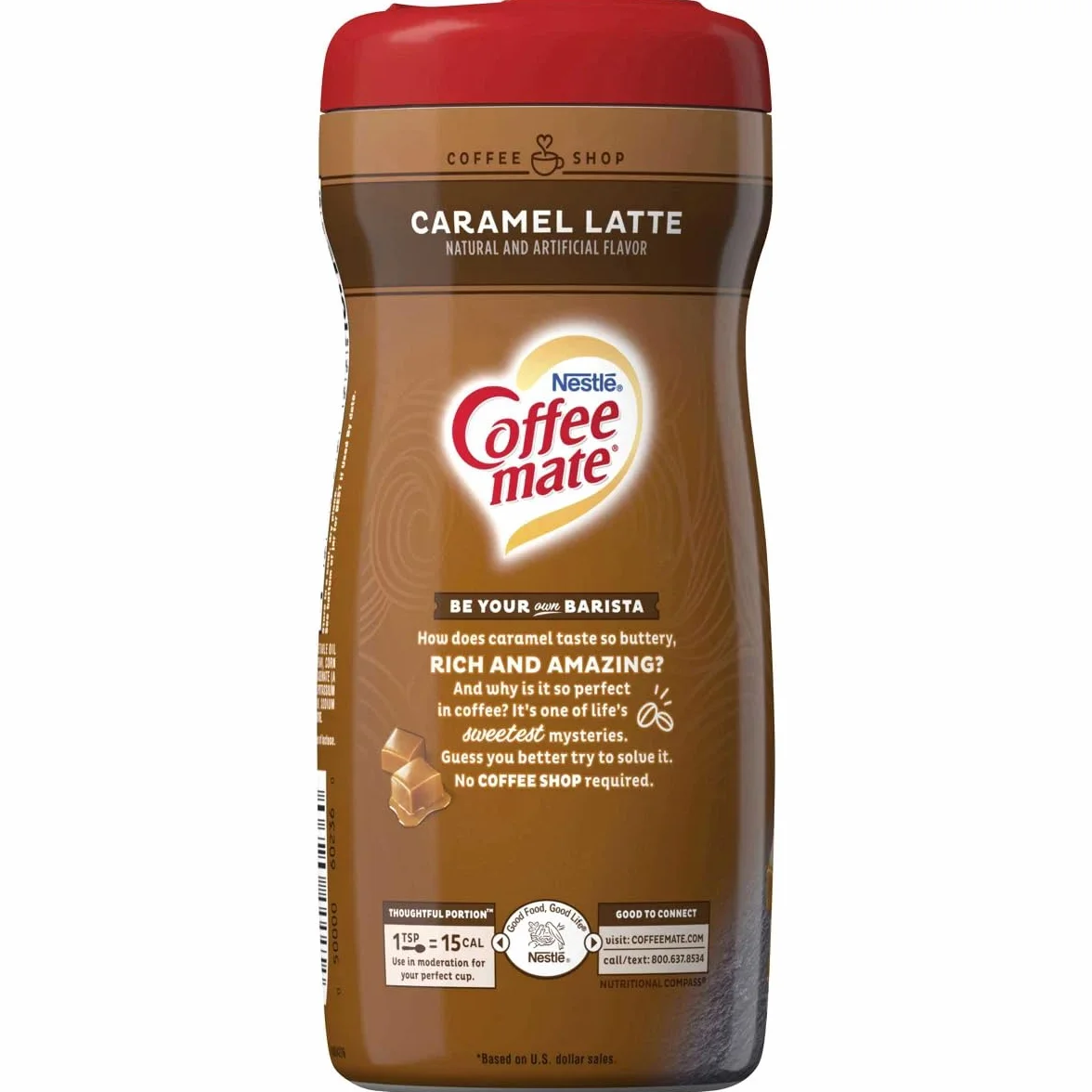 Coffee-mate Cafe Collection Caramel Macchiato, 15-Ounce, Pack of 3