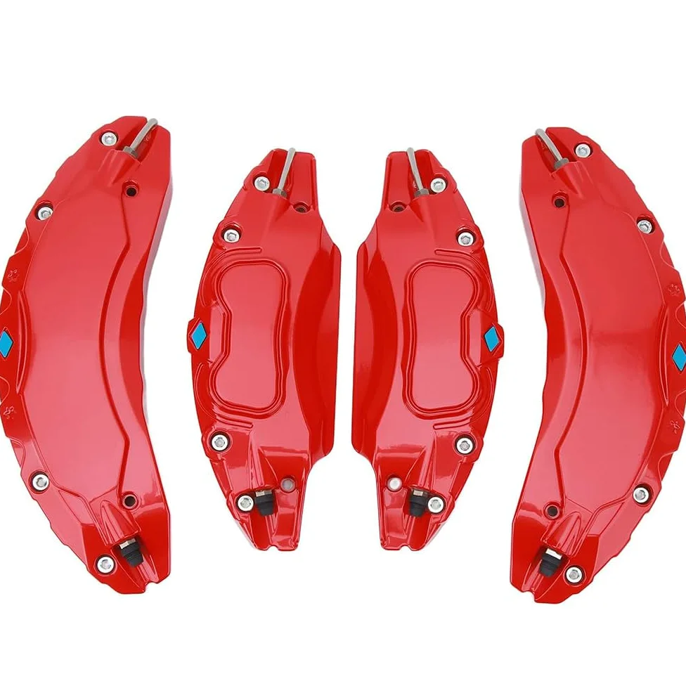 4 Piezas Cubre Pinzas de Freno para Dacia Logan MCV 2012-2020 | Protectoras para Pinza de Freno Coche Aluminio, Multifuncional Protectora Pinza Frenos, Revestimiento Protector