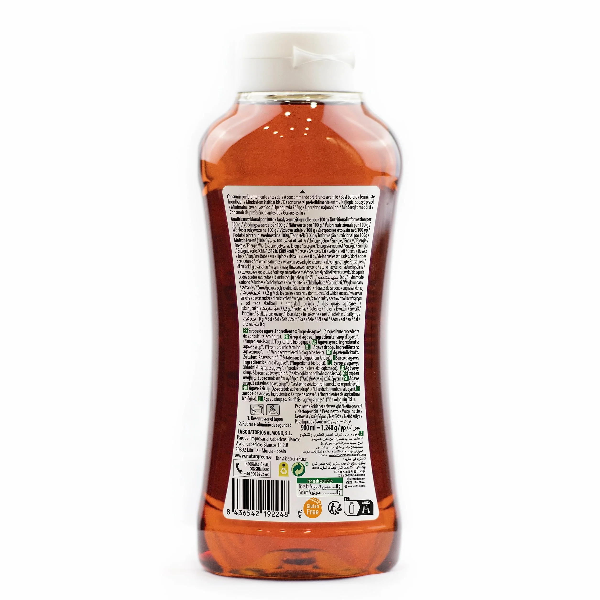 NaturGreen Sirope de Agave Bio 900ml
