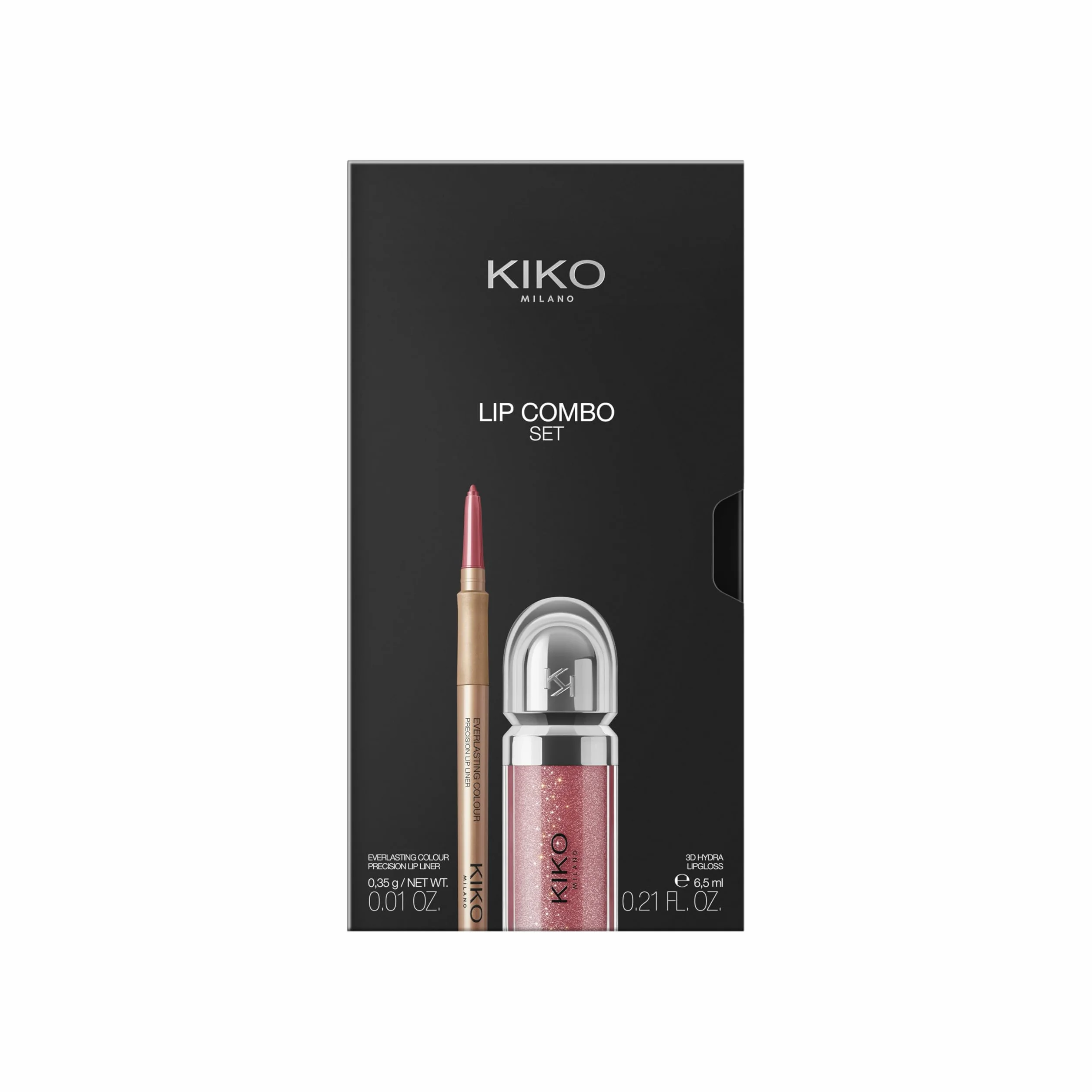 KIKO Milano Lip Combo Set 01, Set De Labios Hidratante Y Lápiz De Labios