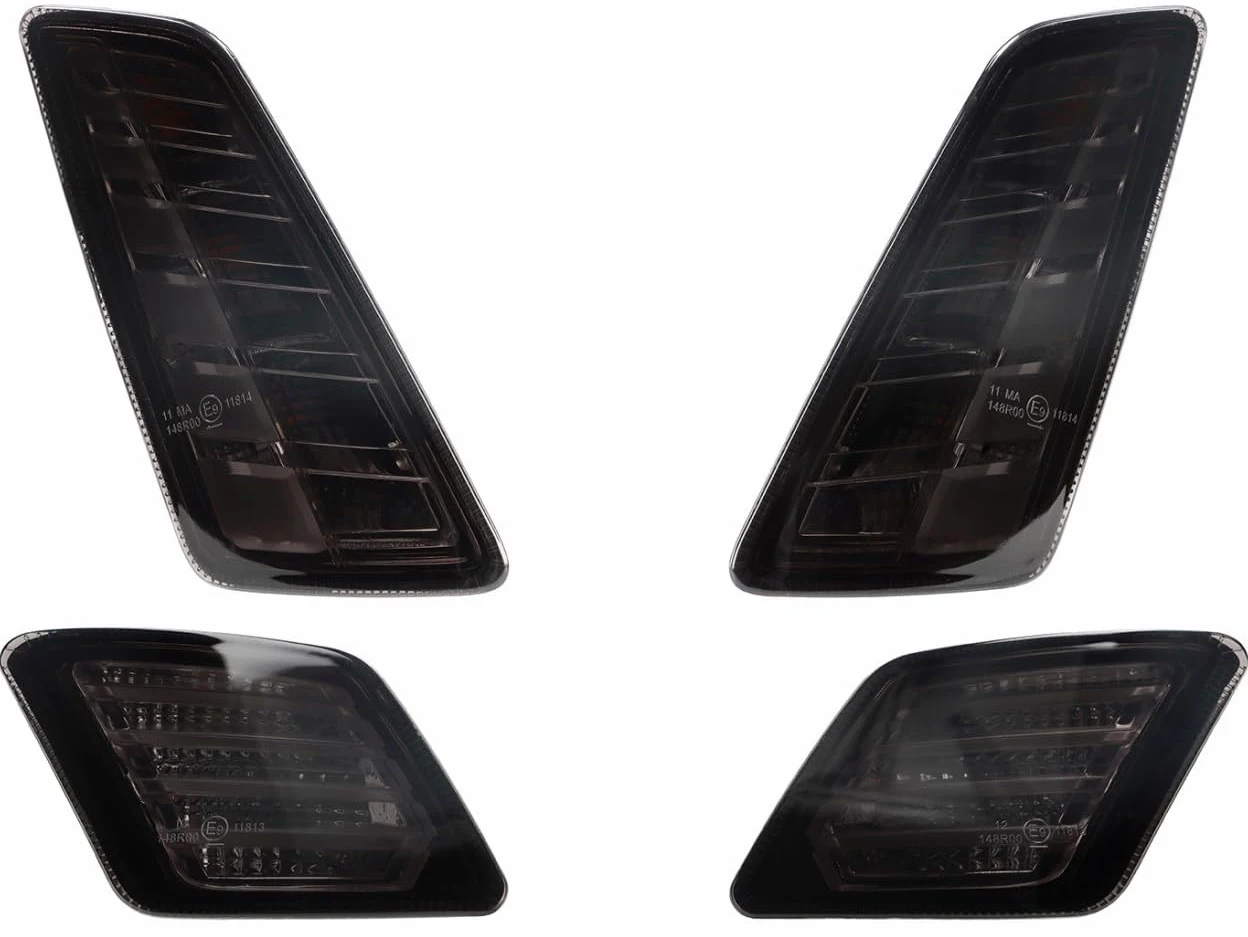 PIAGGIO Power1 - Intermitente LED tintado delantero y trasero para Vespa GTS a partir de 2023 con homologación
