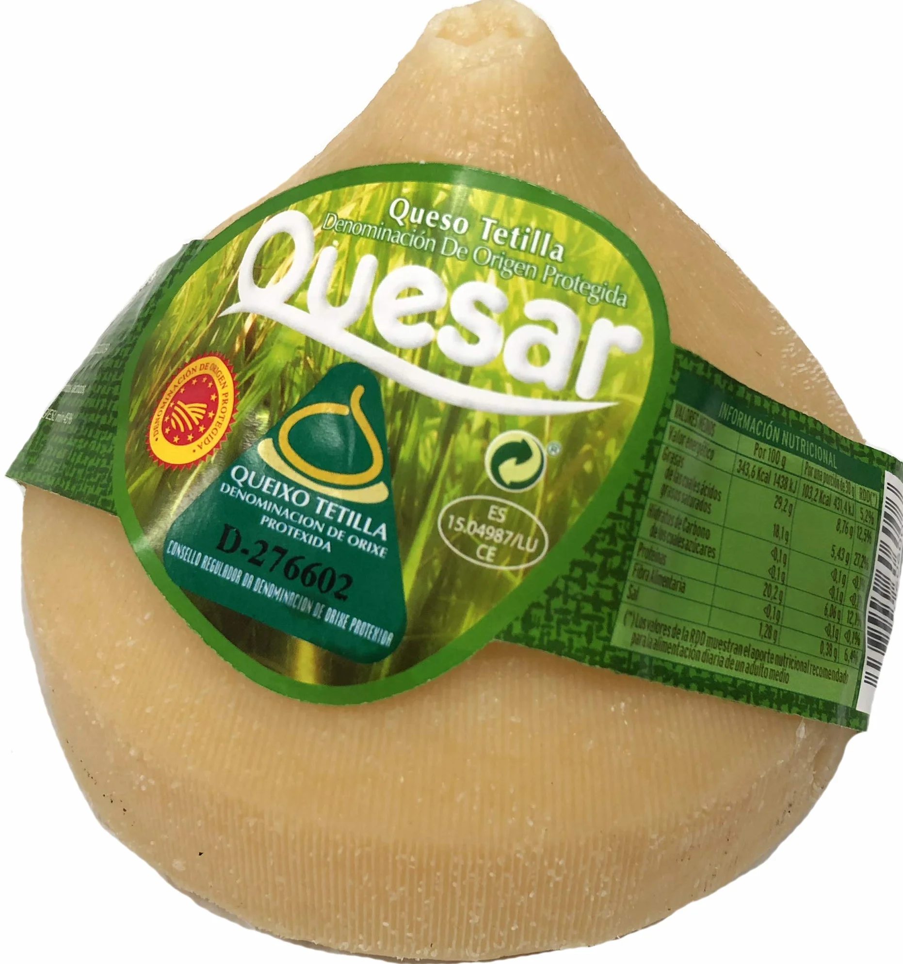 Queso Tetilla Denominación de Origen Protegida