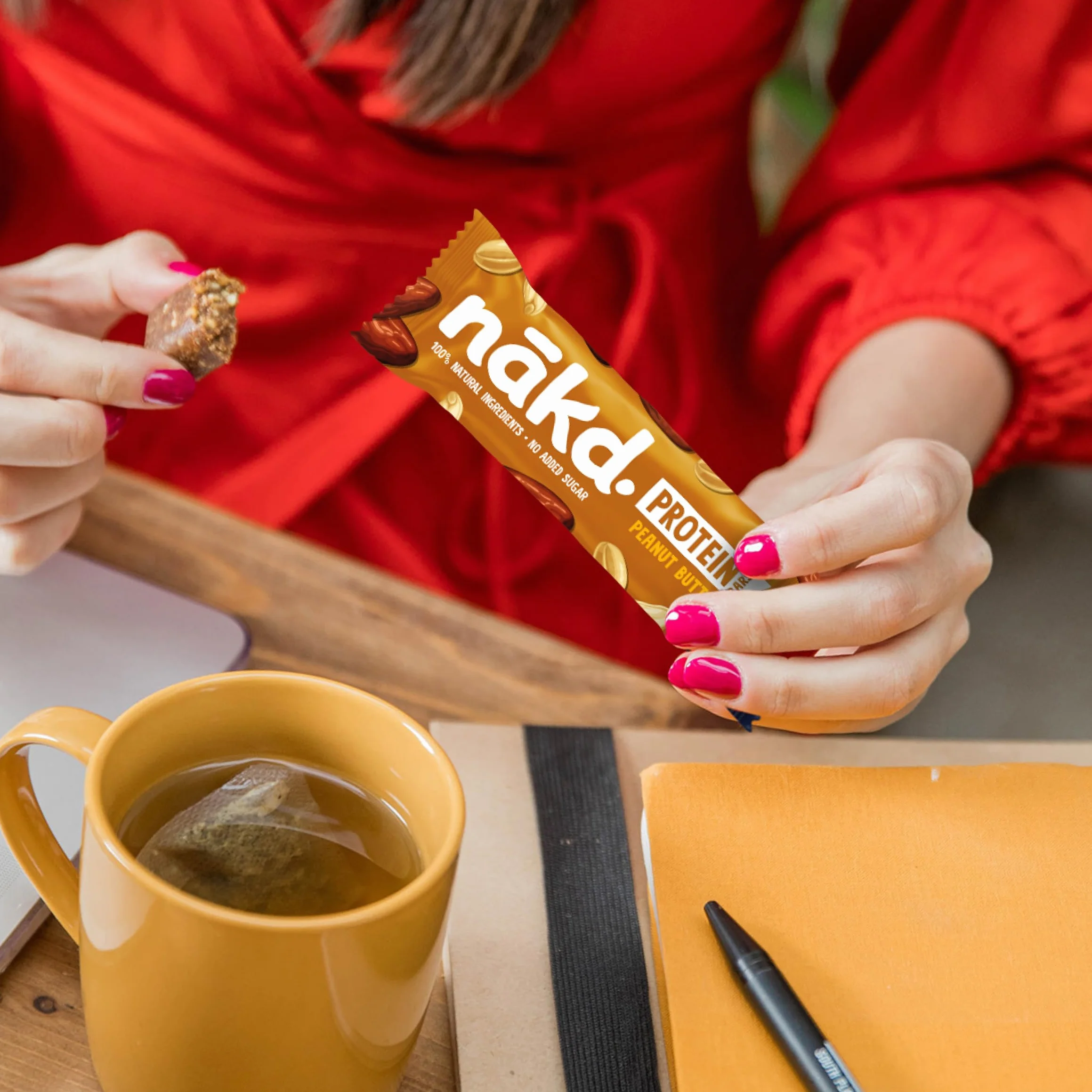 Nākd. Protein Pack Multisabores Barritas Proteícas 7g Proteína Vegetal 100% Natural Sin Azúcar Vegano 16x45g 720g