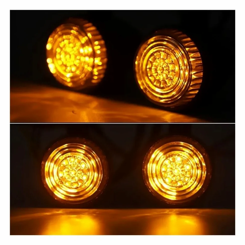 Luces Señal Giro Luz LED De Señal Giro Para Motocicleta Metal | Luz LED De Señal Giro Para Motocicleta Metal 10mm, Lámpara Intermitente Tipo Bala, Luces Led Modo Clignotants Para Moto