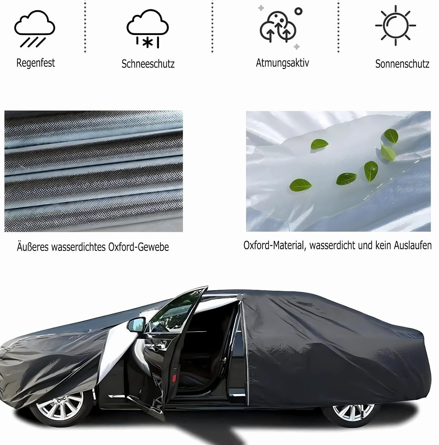Funda Coche para Hyundai i10 N Line 2019-2024,Nuevo Material Transpirable, Resistente al Viento, a la Arena, a la Lluvia y a La Nieve, Apto para Todas Las Estaciones