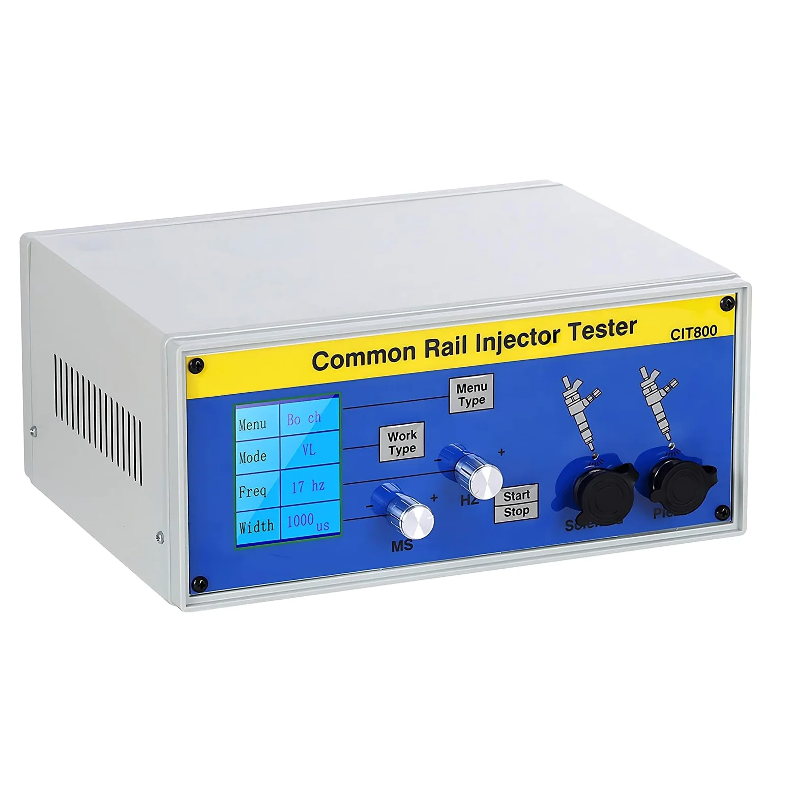 Tester Common Rail para Sistemas Common-Rail,Herramienta de Calibración de Inyectores para Trabajo Precisión/Probador de Inyectores Diesel para Fallos Arranque(CIT800)