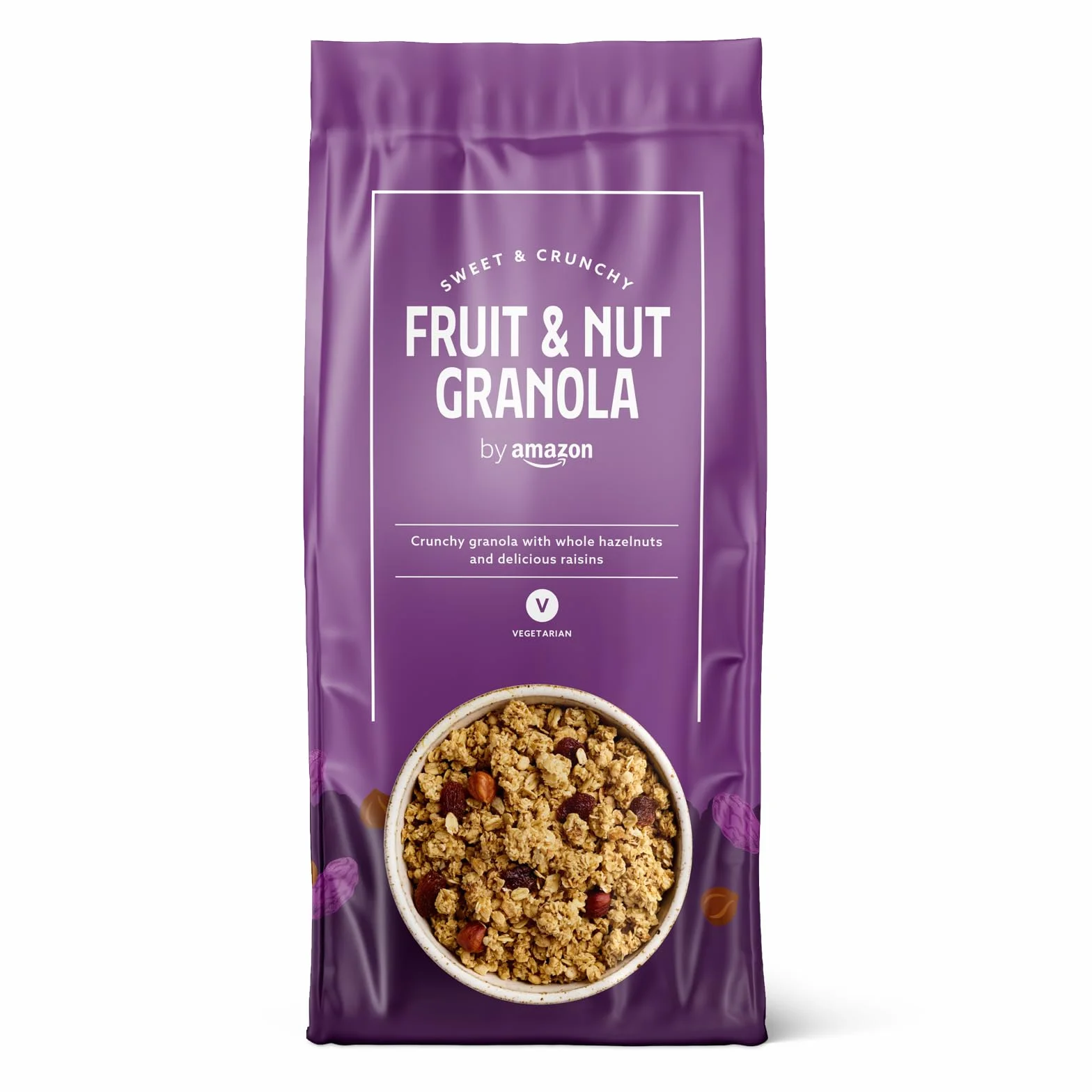Granola Con Fruta Y Frutos Secos by Amazon, 750g