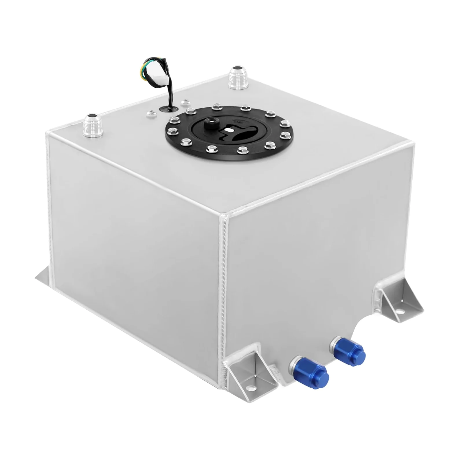 Depósito de combustible de aluminio de 20 l Top of Cell Racing Tank Motorsport 0 – 90 ohmios universal 5 galones para Hot Rods, carreras de carretera, coches de carreras, camiones, SUV