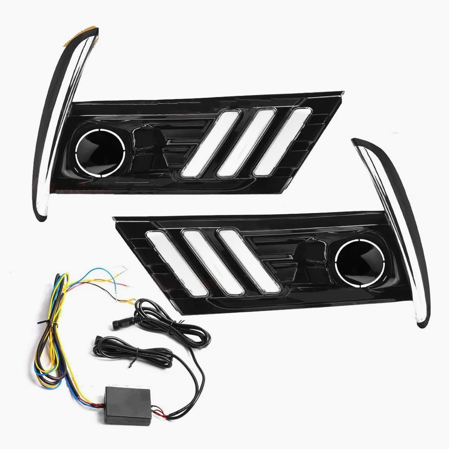 Luces Antiniebla Luz Niebla Para Toyota Para Corolla 2017-2018: Luces Diurnas LED (DRL) Antiniebla Intermitentes Posición Delanteras (12V)