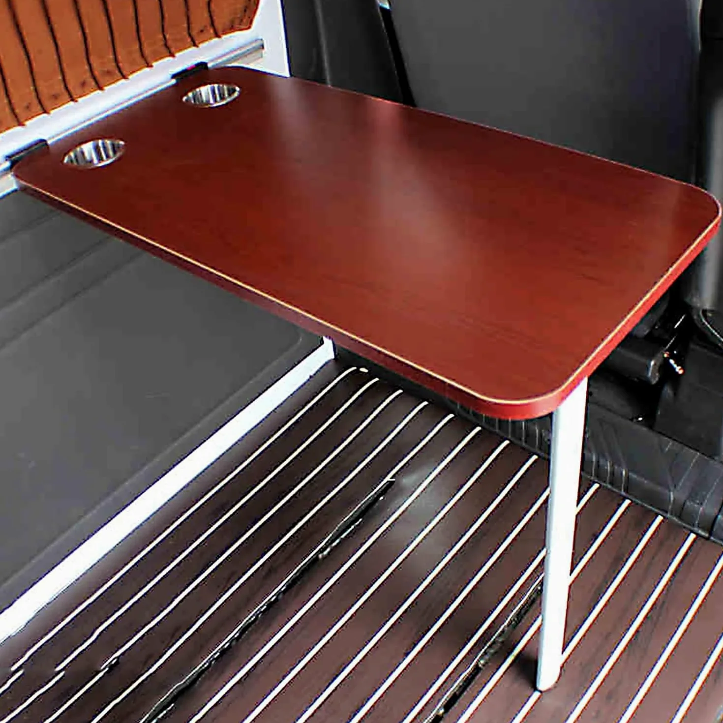 Pata Mesa Camper Plegable de Aluminio con Barra Colgante de 100cm y Clip para Autocaravana, Accesorio Desmontable y Fácil de Guardar para Mesa de Camping, Ideal para Remolque y Accesorios de Vehículo