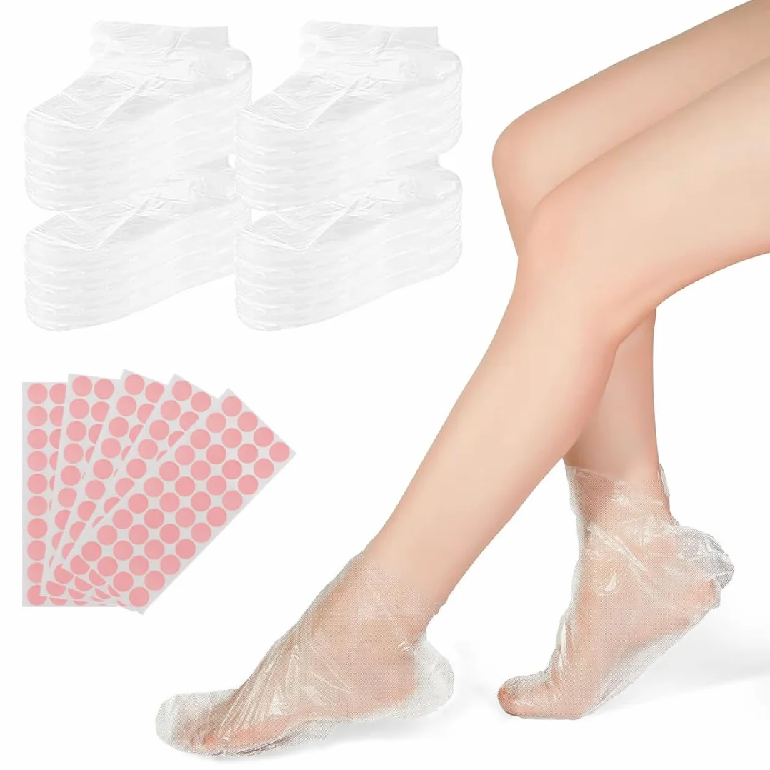 Forros de Baño de Cera para Pies Calcetines de Cubierta Térmica 200 Pcs
