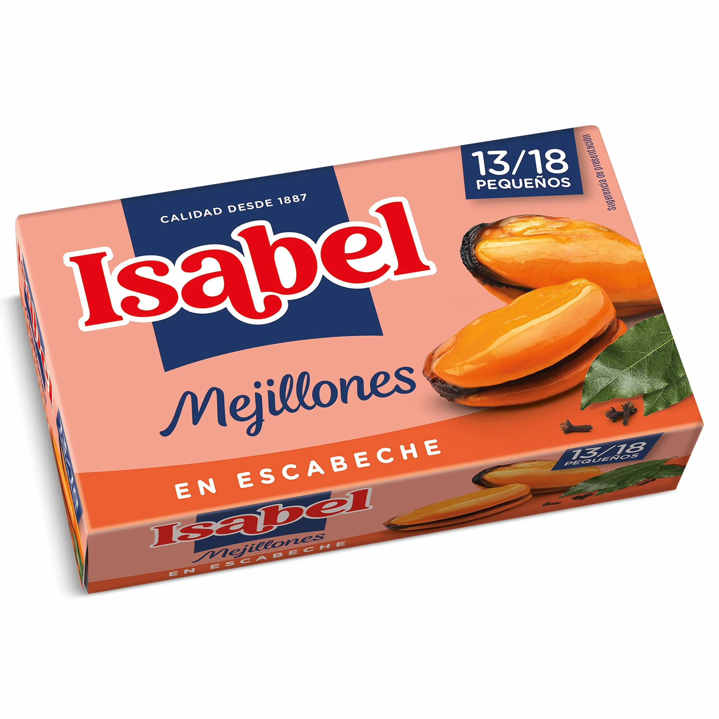 Isabel Mejillones De Las Rías Gallegas En Salsa Escabeche 115 g 13-18 Piezas