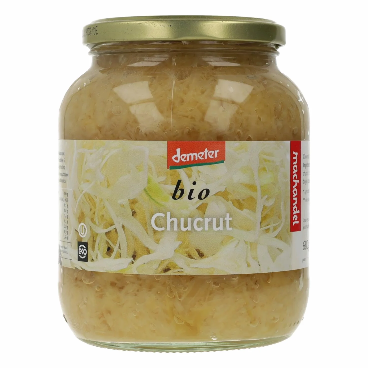 Chucrut bio Demeter 360 gramos